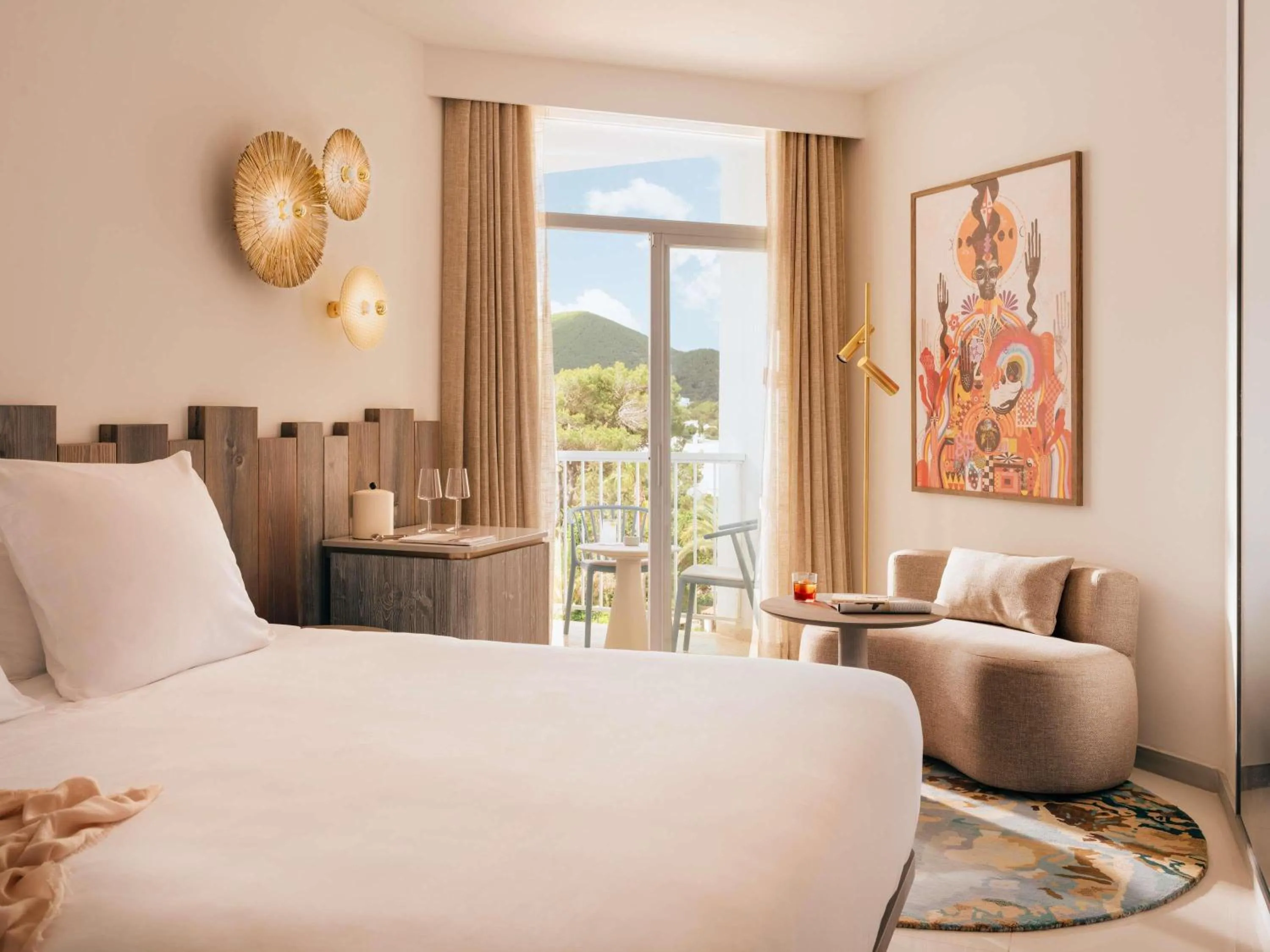 Bedroom, Bed in Hyde Hotel Ibiza Beach Resort by ACCOR