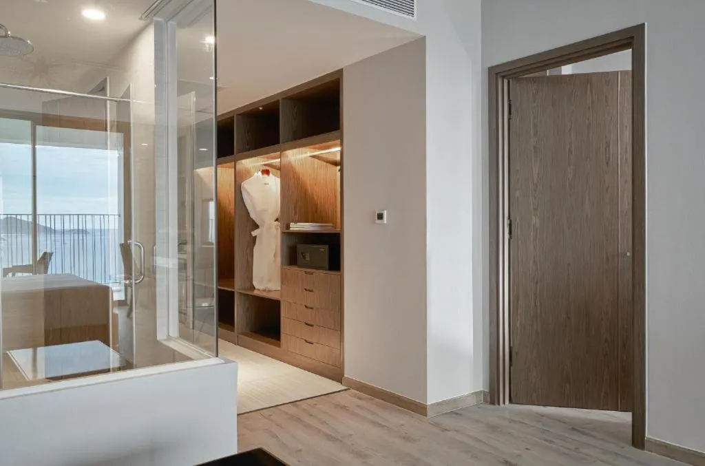 Bed in PANORAMA Condotel by HLG