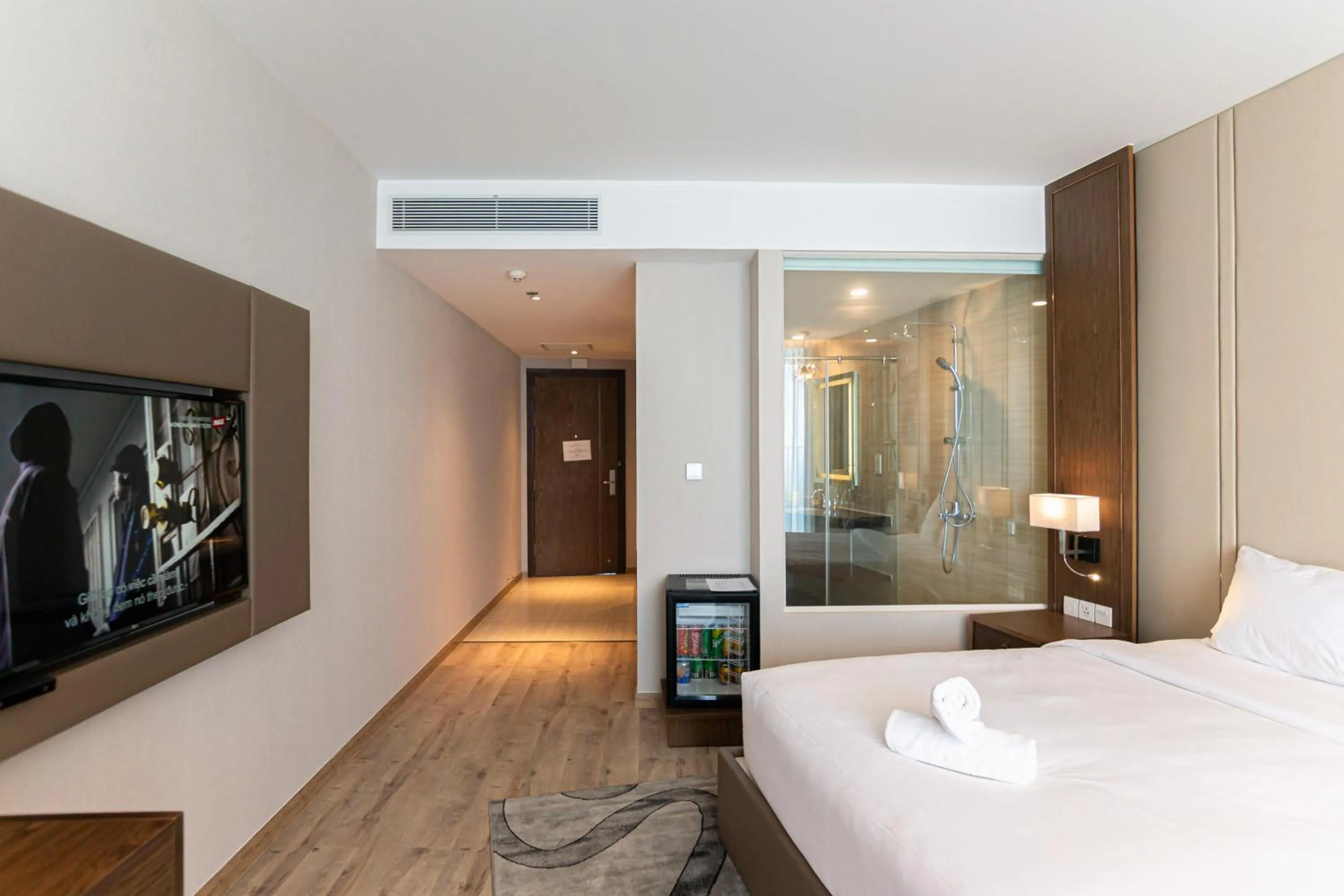 Bed in PANORAMA Condotel by HLG