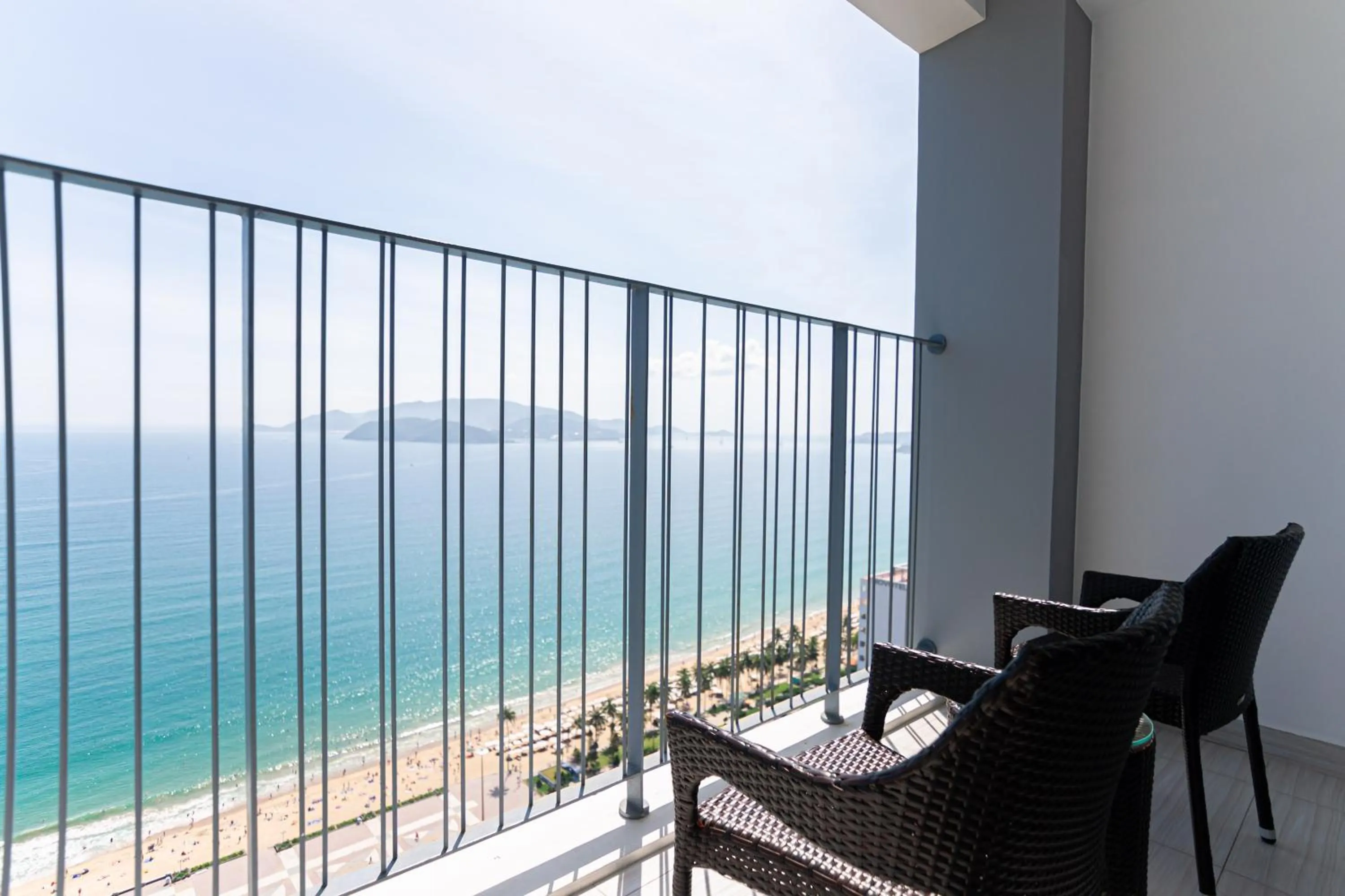 Seating area in PANORAMA Condotel by HLG