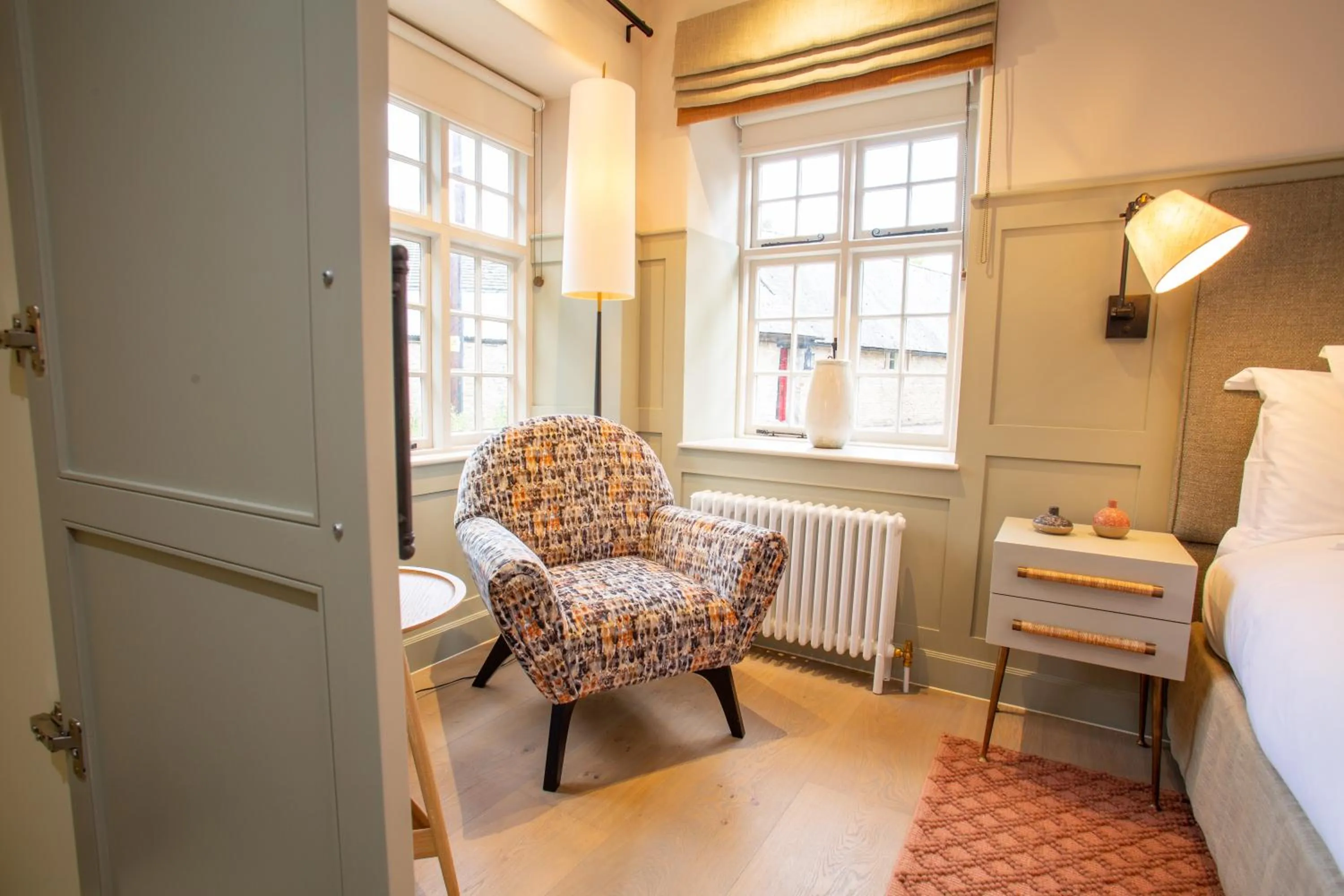 Bed in The Falcon Hotel