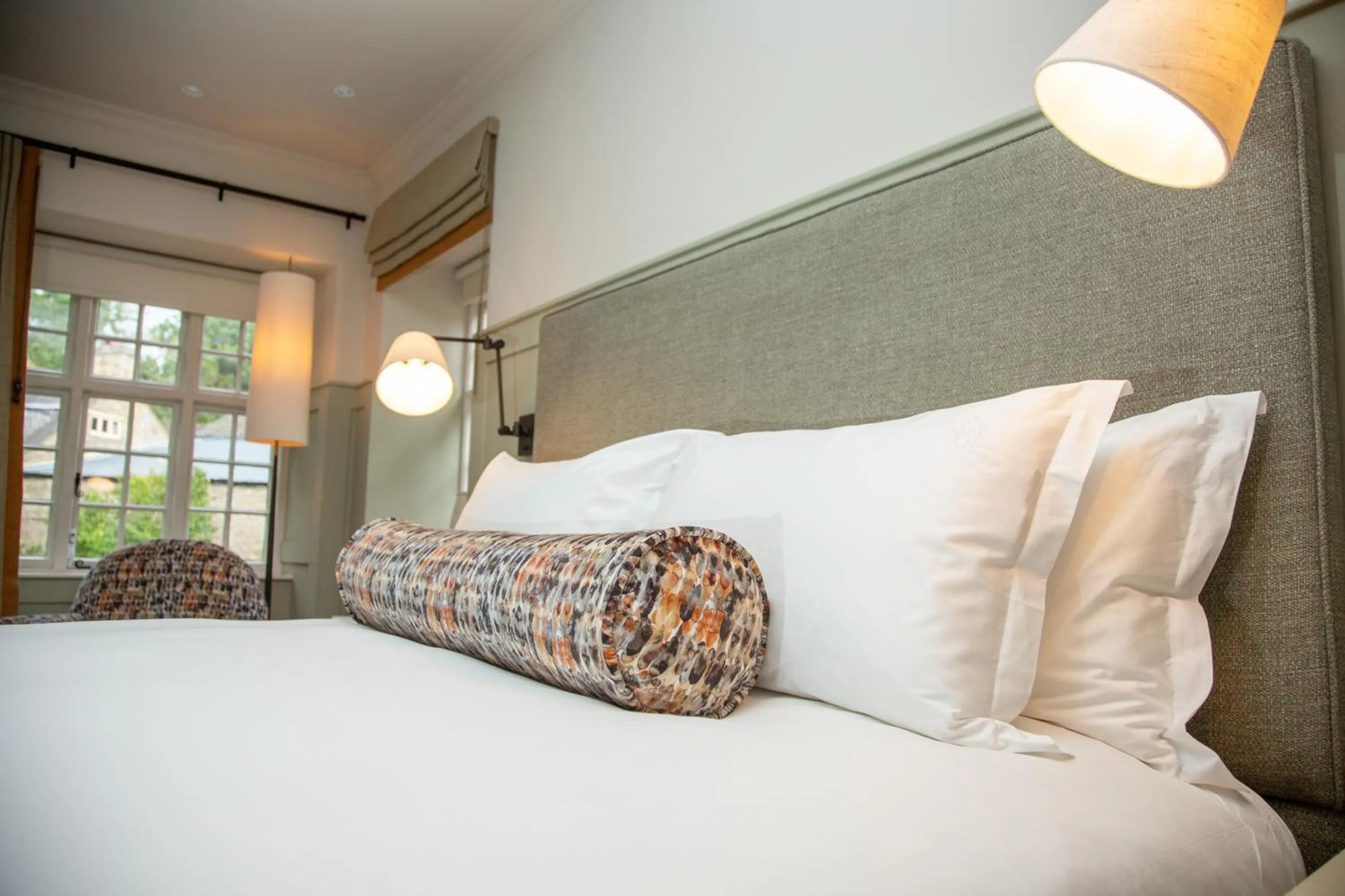 Bed in The Falcon Hotel