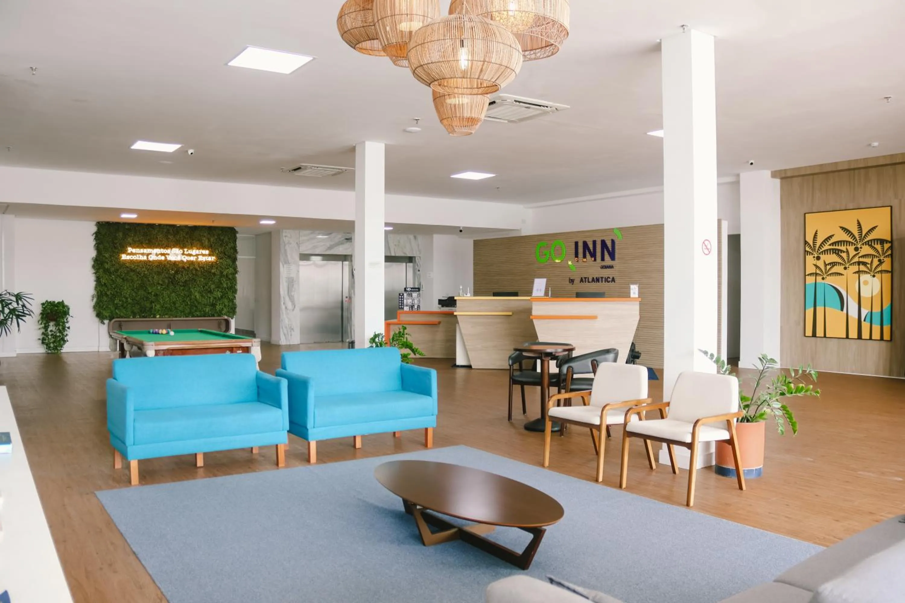 Lobby or reception in Go Inn Goiana by Atlantica Hotels