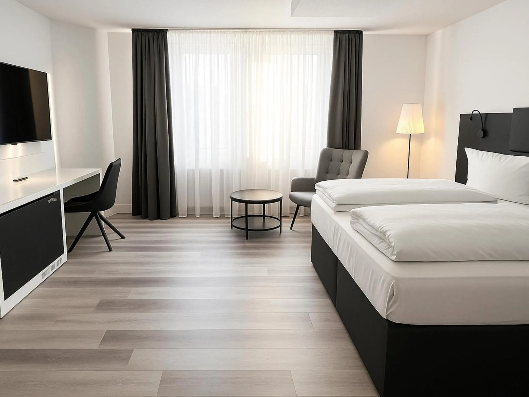 Photo of the whole room, Bed in DORMERO Hotel Dessau-Roßlau