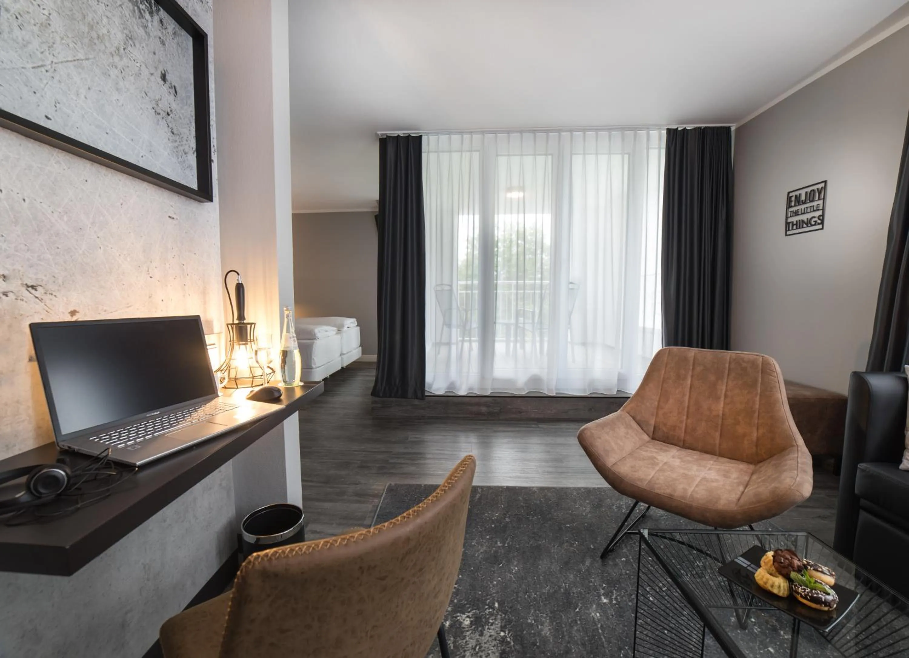 Living room in SCOTTY & PAUL Hotel Deggendorf