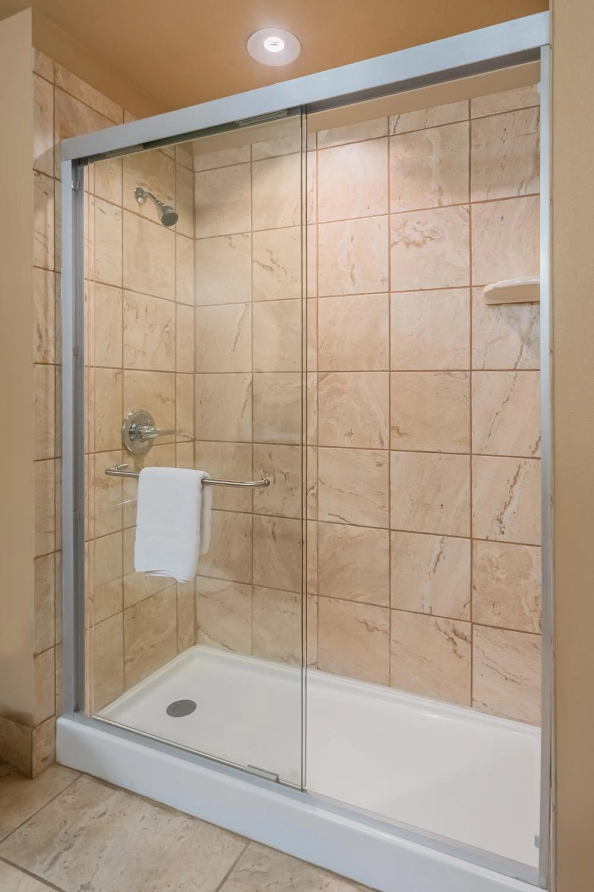 Shower in Landmark Suites - Williston