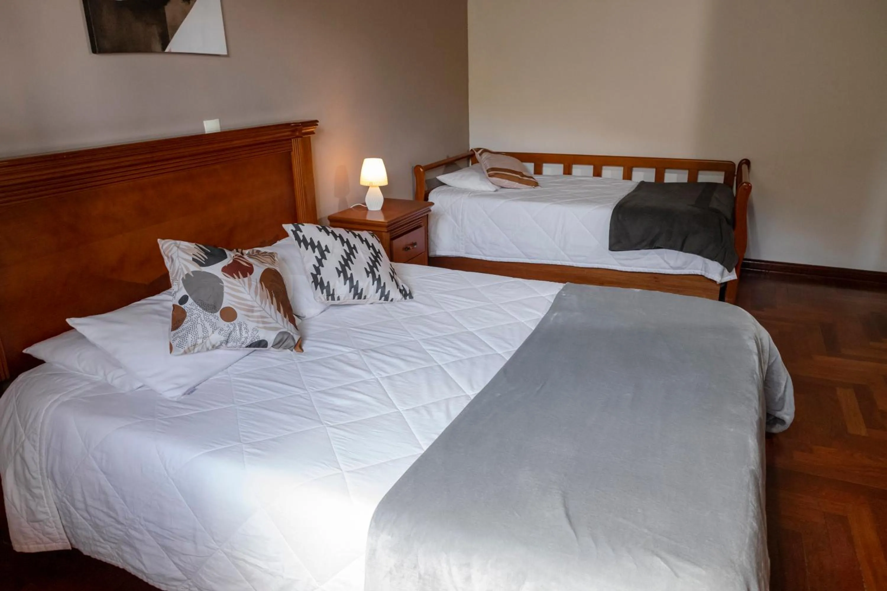 Bed in Pousada Portal da Serra