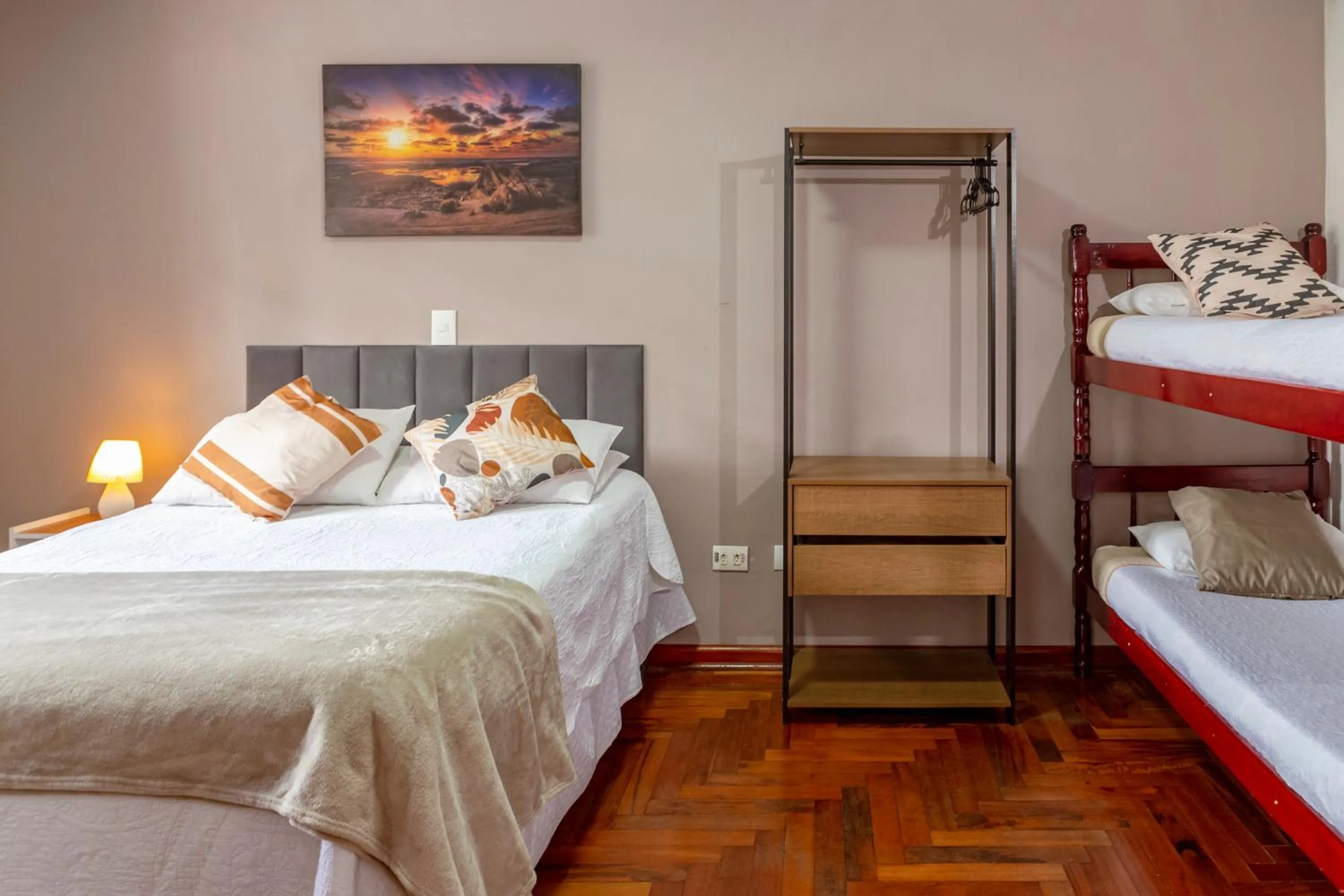 Bed in Pousada Portal da Serra