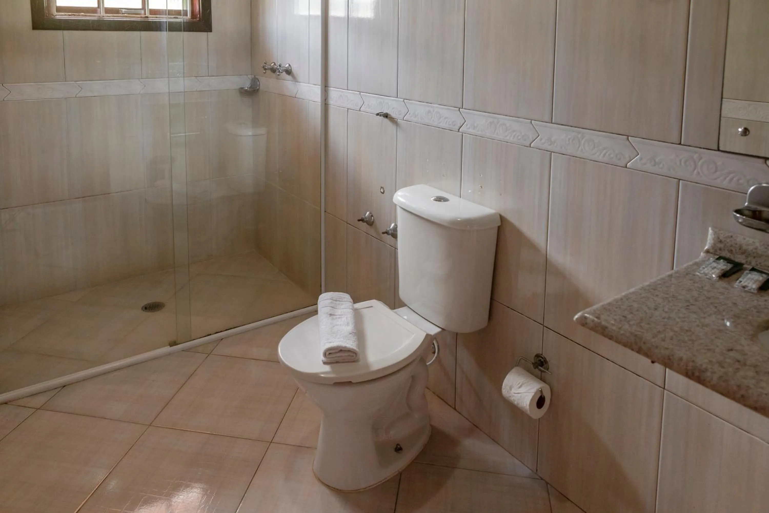 Bathroom in Pousada Portal da Serra