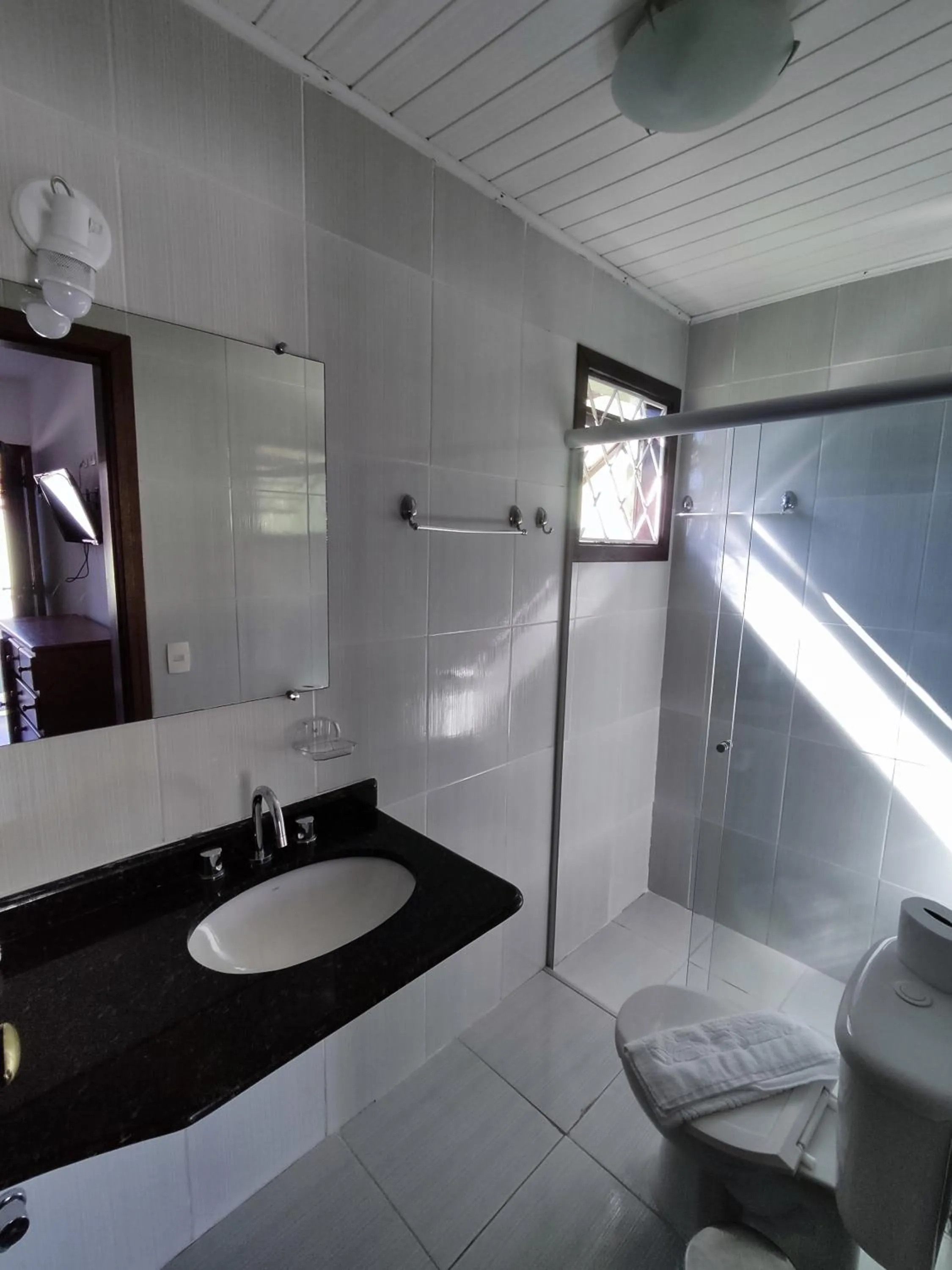 Bathroom in Pousada Portal da Serra