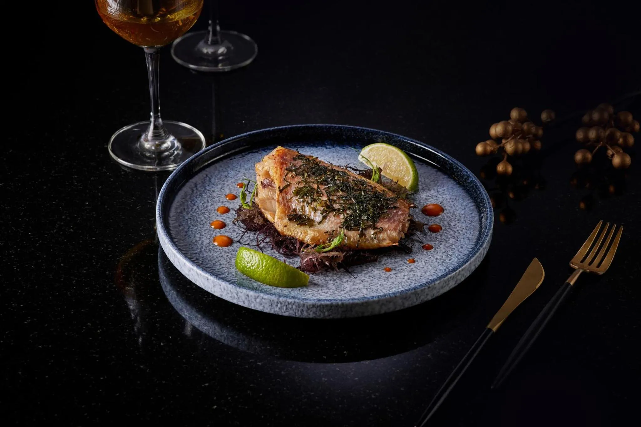 Dinner in Crystal Inn Sun Moon Lake