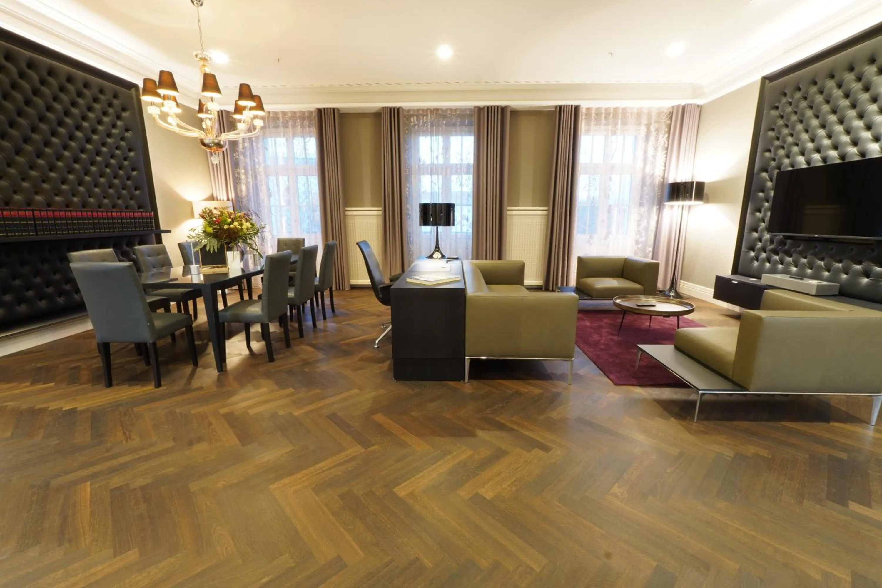 Living room in Lumière Boutiquehotel im Fürstenhof Leipzig