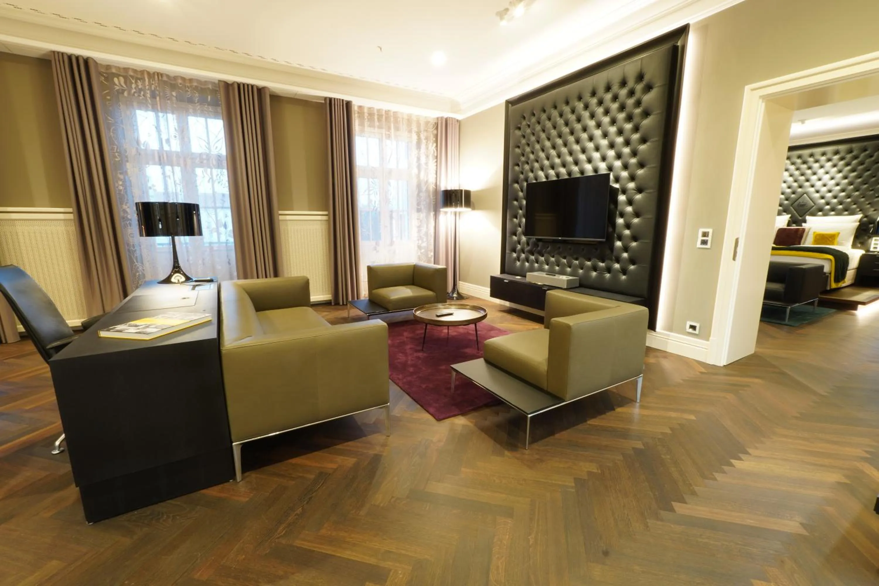 Living room in Lumière Boutiquehotel im Fürstenhof Leipzig