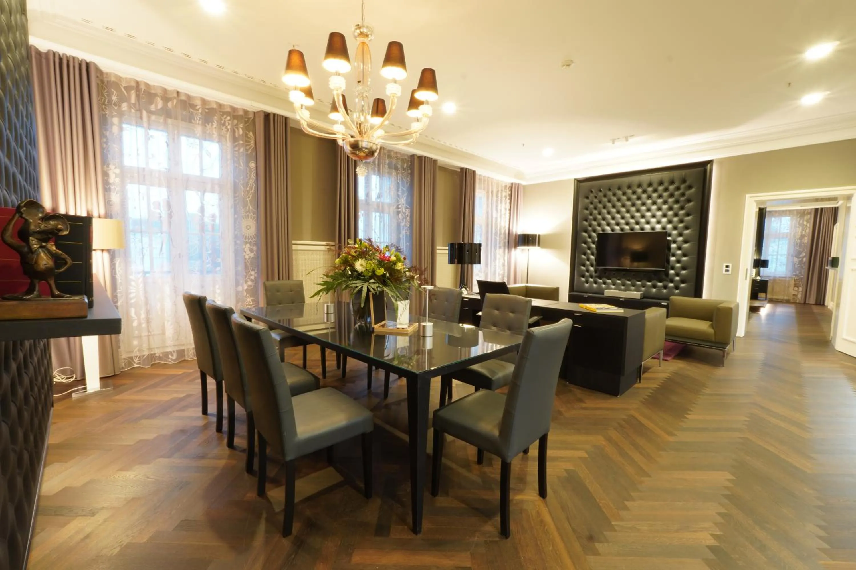 Living room in Lumière Boutiquehotel im Fürstenhof Leipzig