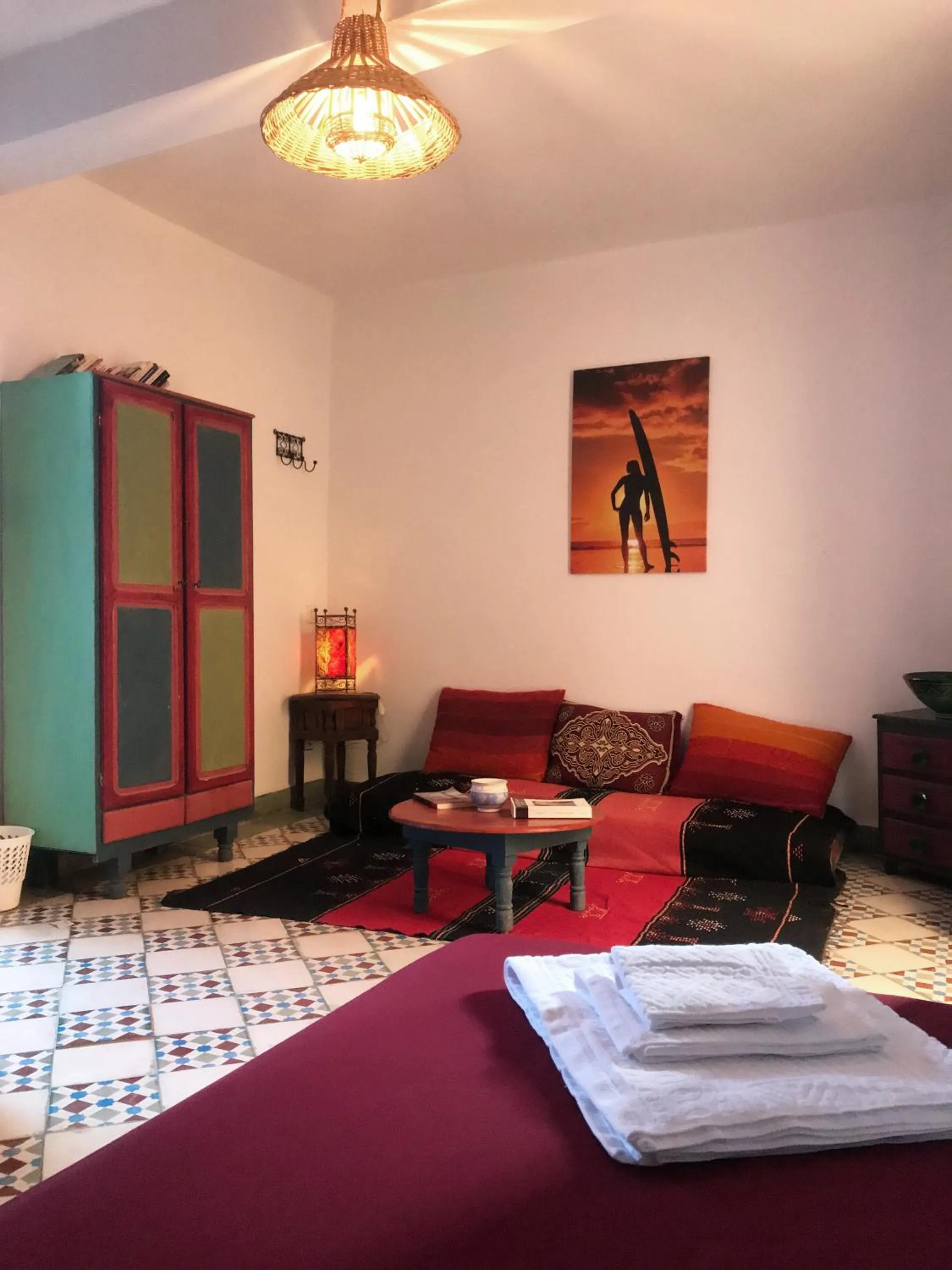 Bed in Tigmi surf morocco