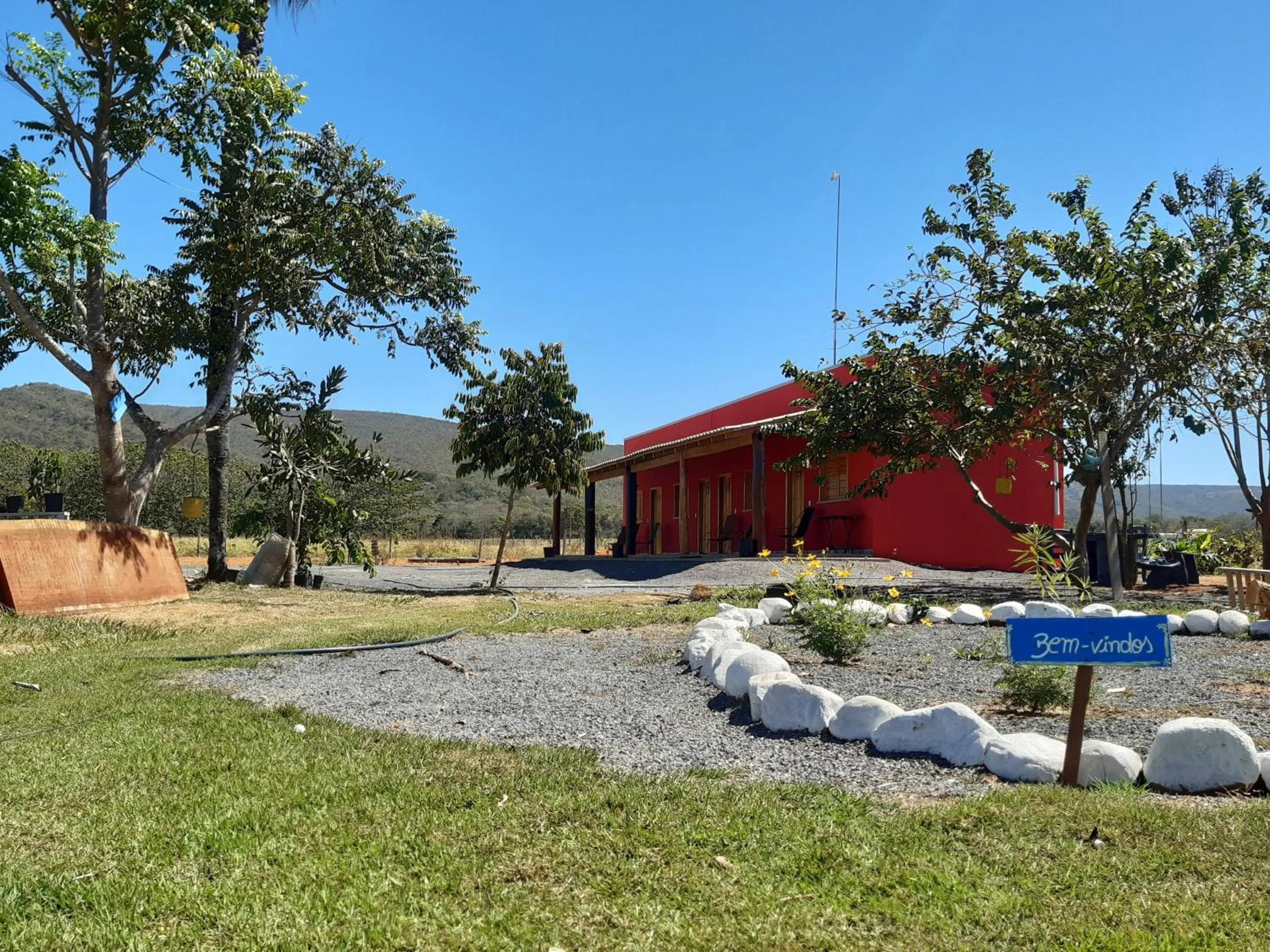 Garden view in Pousada do Nondas