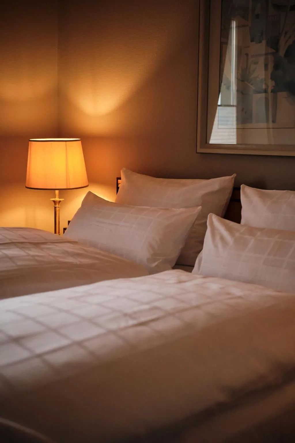 Bed in Hotel Halm Konstanz