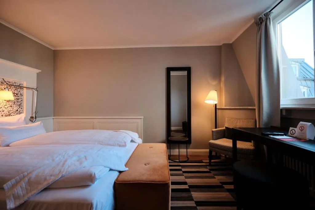 Bed in Hotel Halm Konstanz