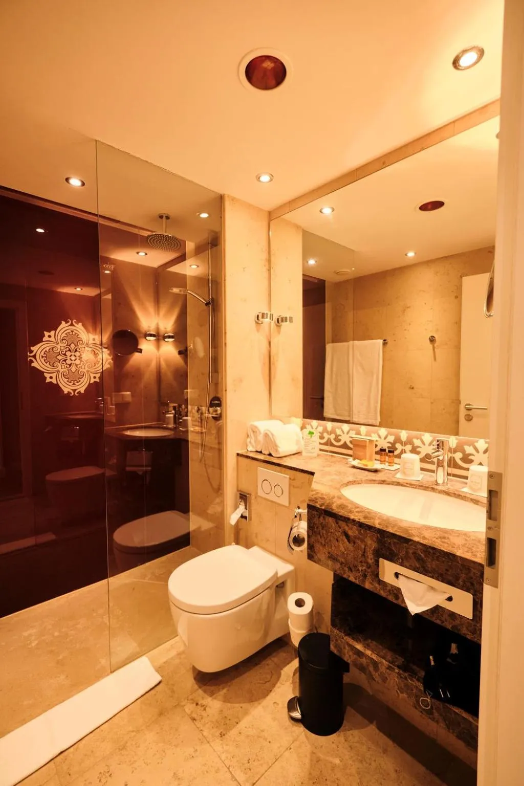 Shower in Hotel Halm Konstanz