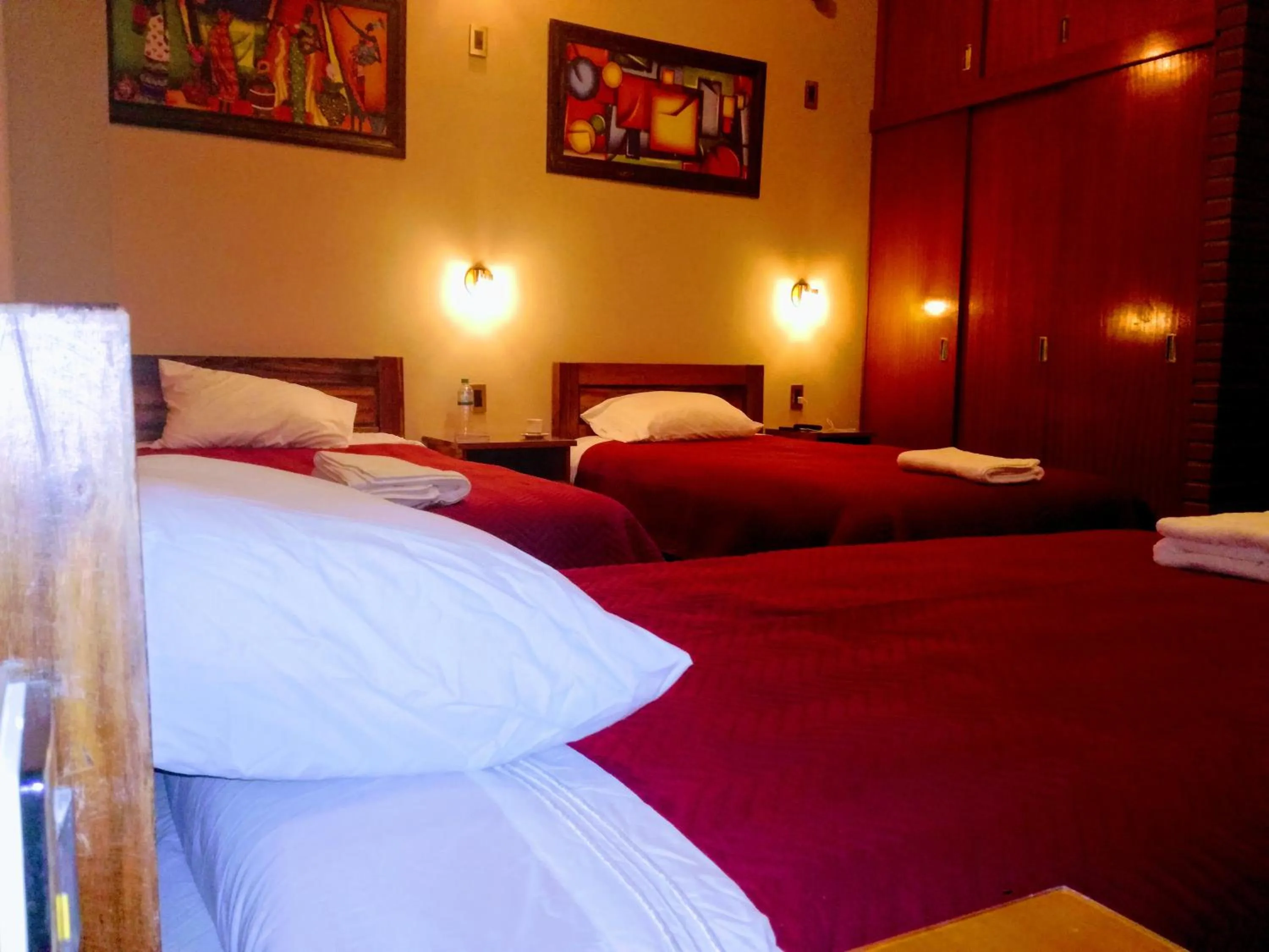 Bed in Hostal Cagnapa Restobar