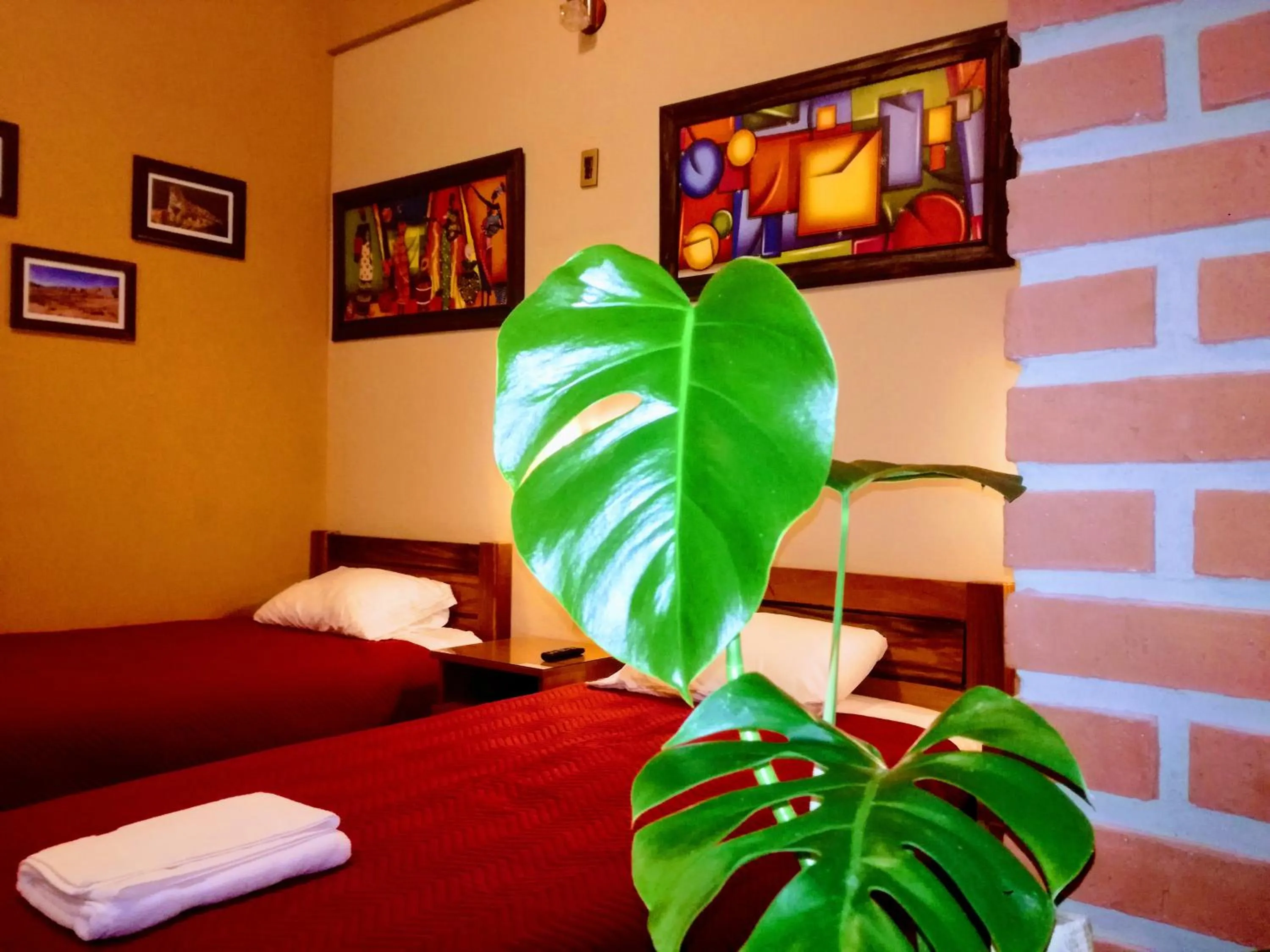 Bed in Hostal Cagnapa Restobar