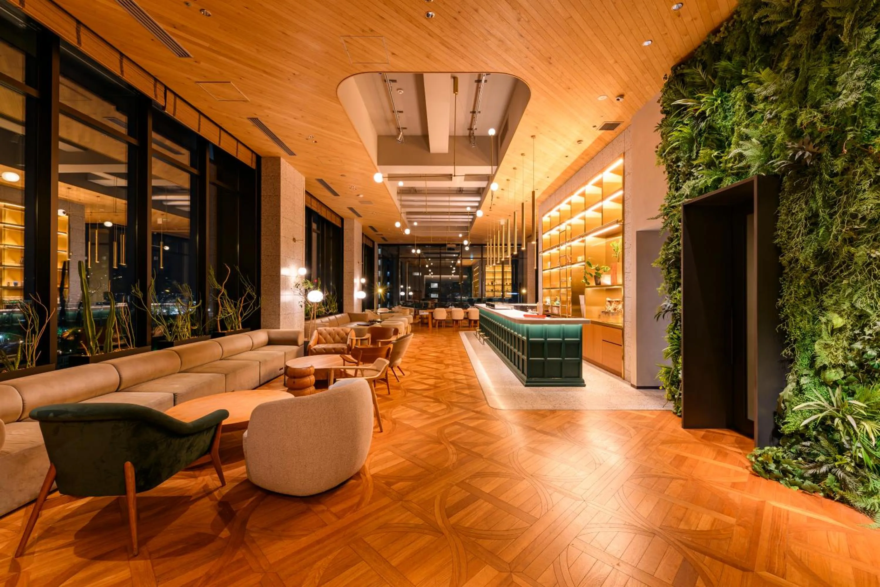 Lounge or bar in The Knot Hiroshima
