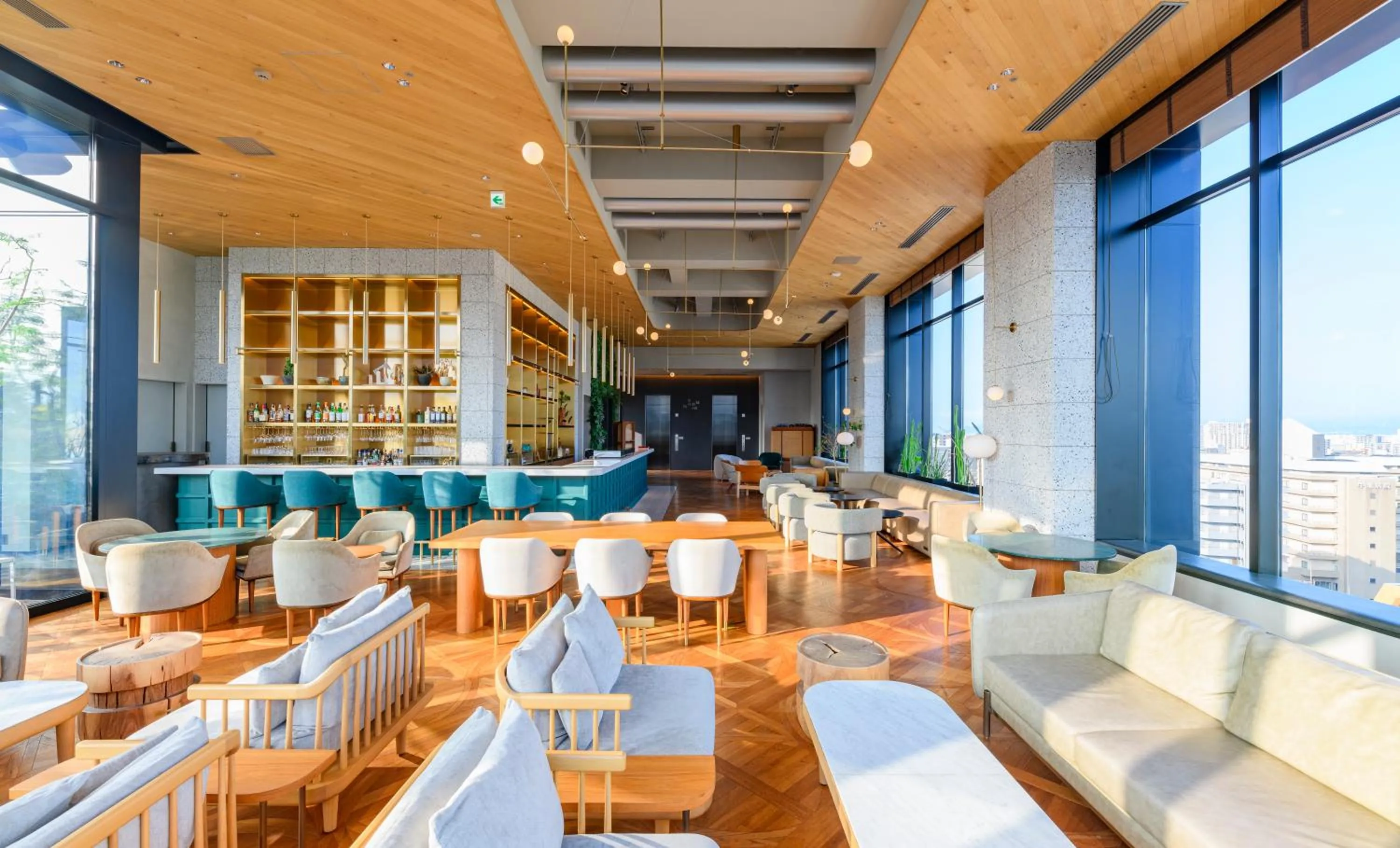 Lounge or bar in The Knot Hiroshima