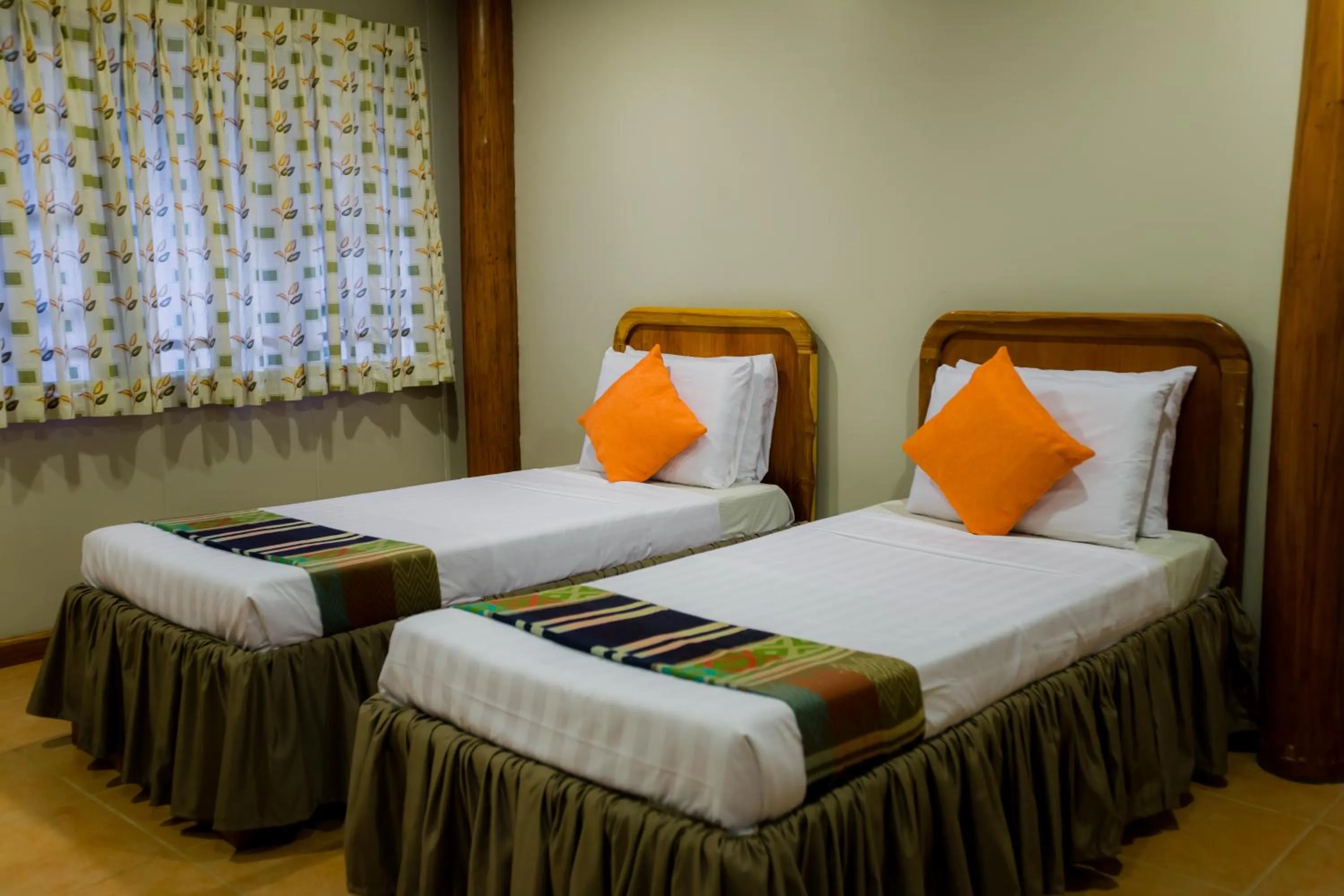 Bed in Malagos Garden Resort