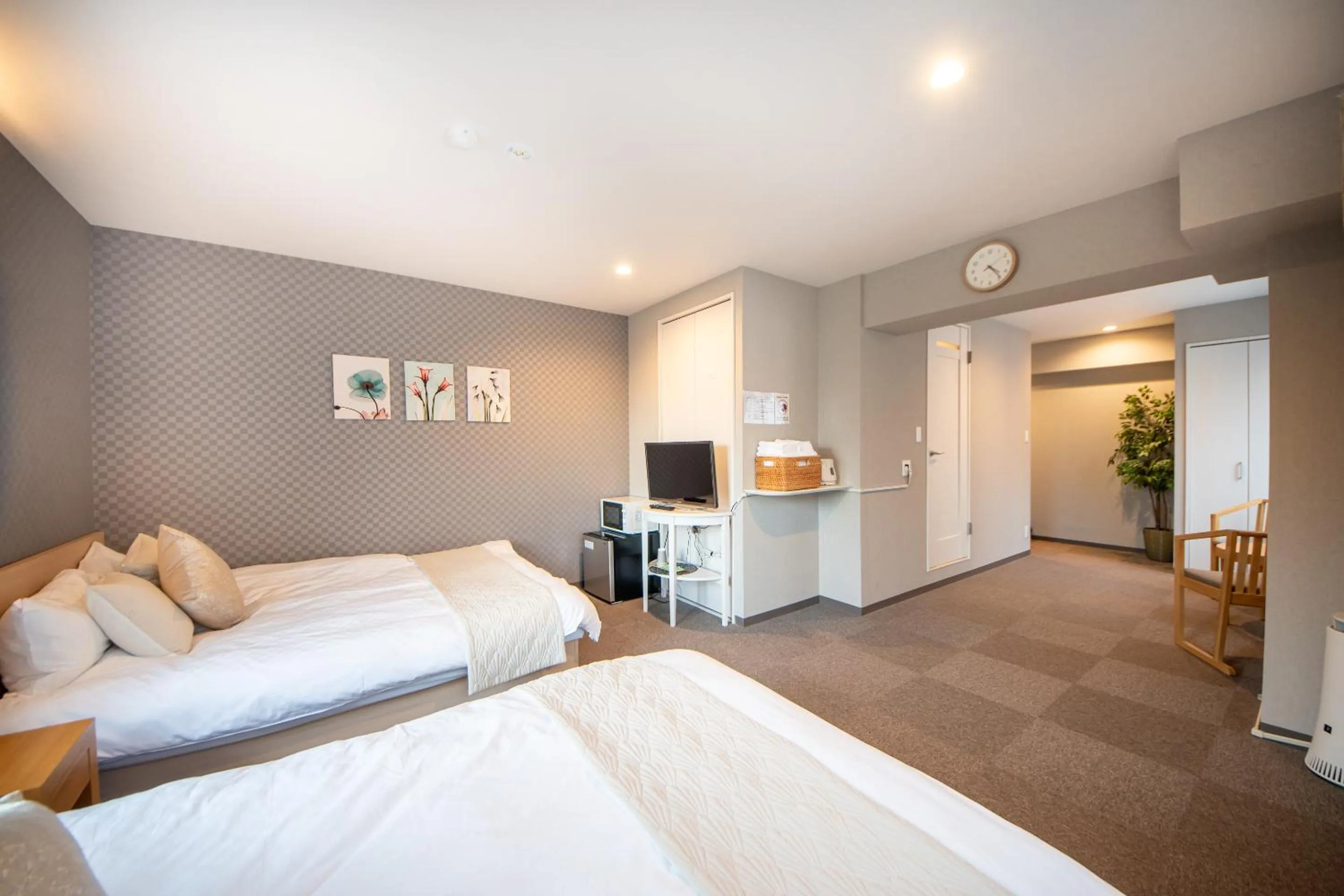 Bed in Hotel Neiraku