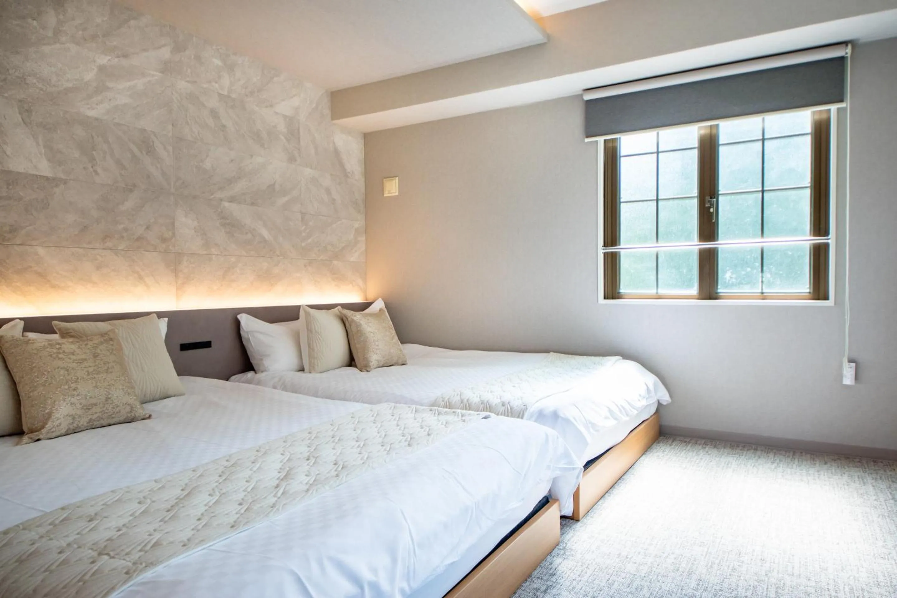 Bed in Hotel Neiraku