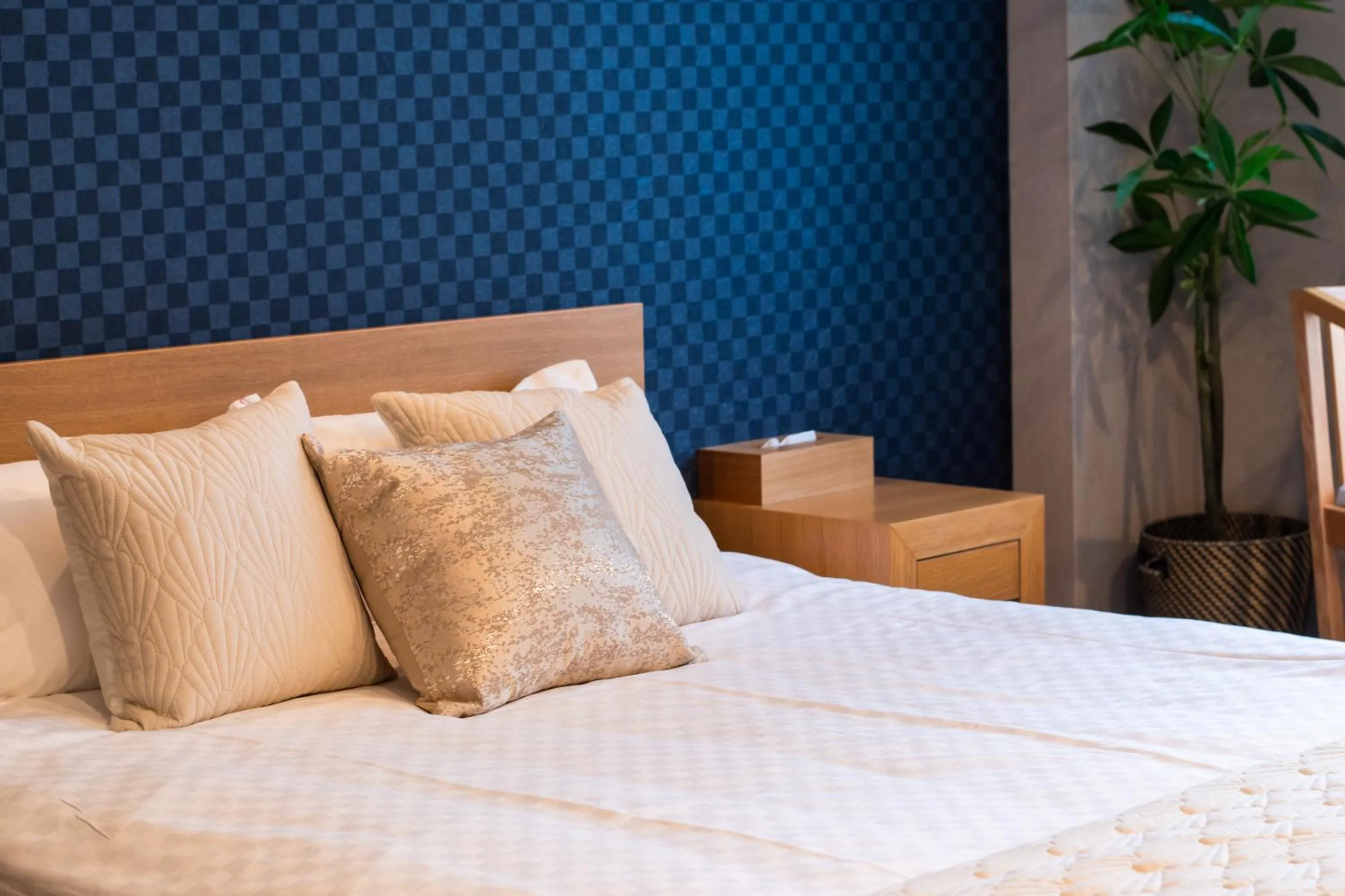 Bed in Hotel Neiraku