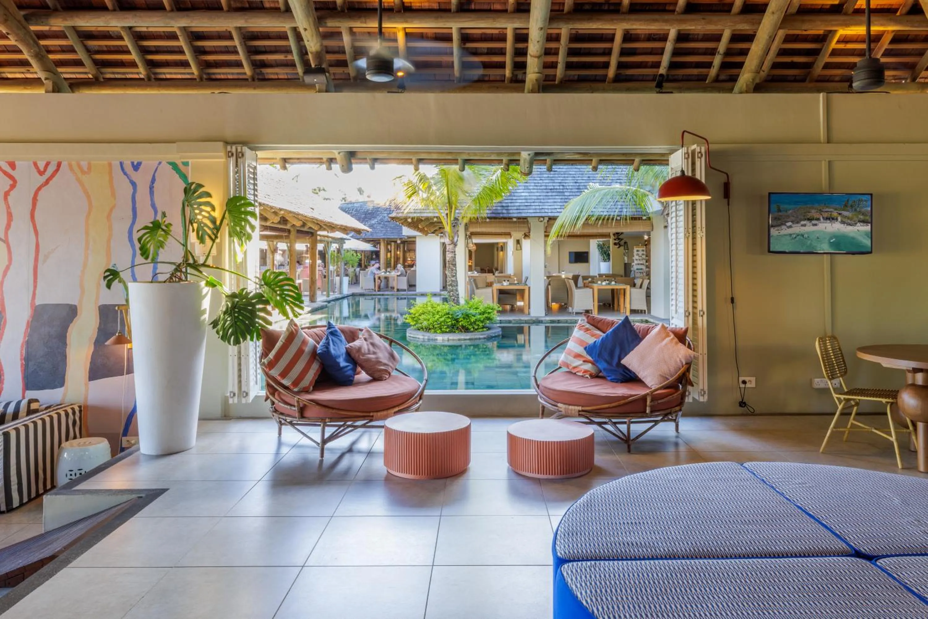 Lobby or reception in Zilwa Attitude