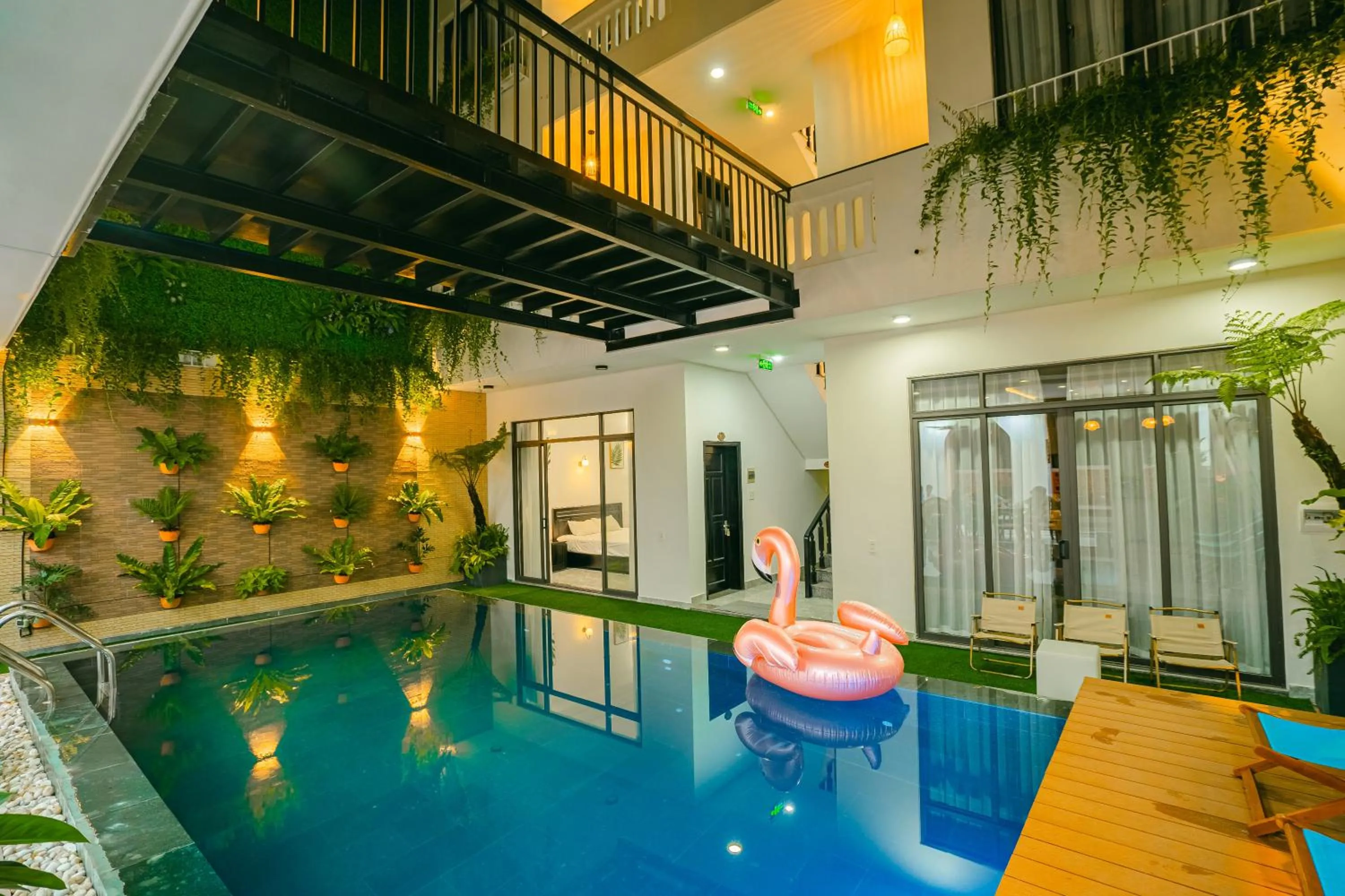 Swimming pool in Beach Palm Villa Hoi An