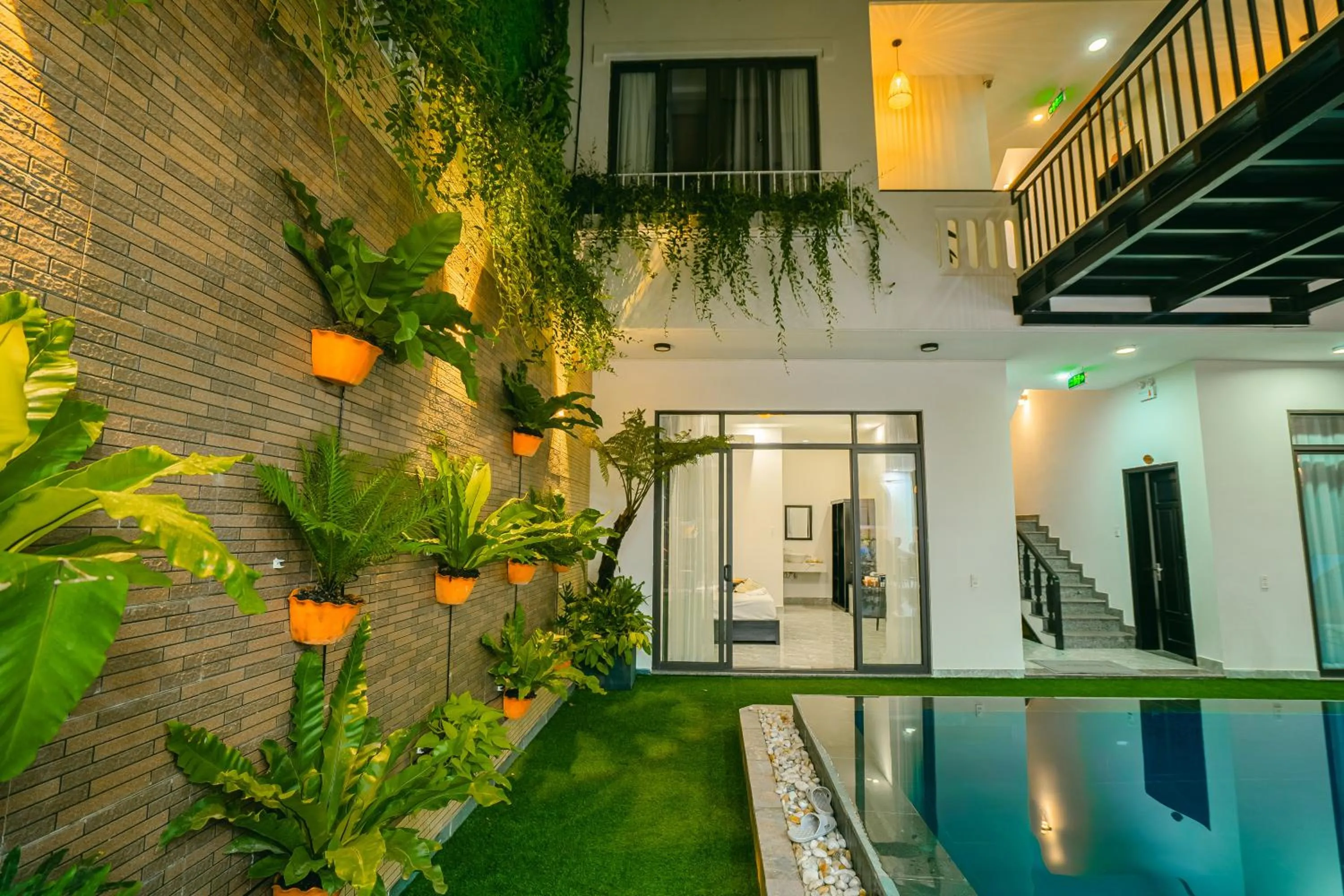 Swimming pool in Beach Palm Villa Hoi An