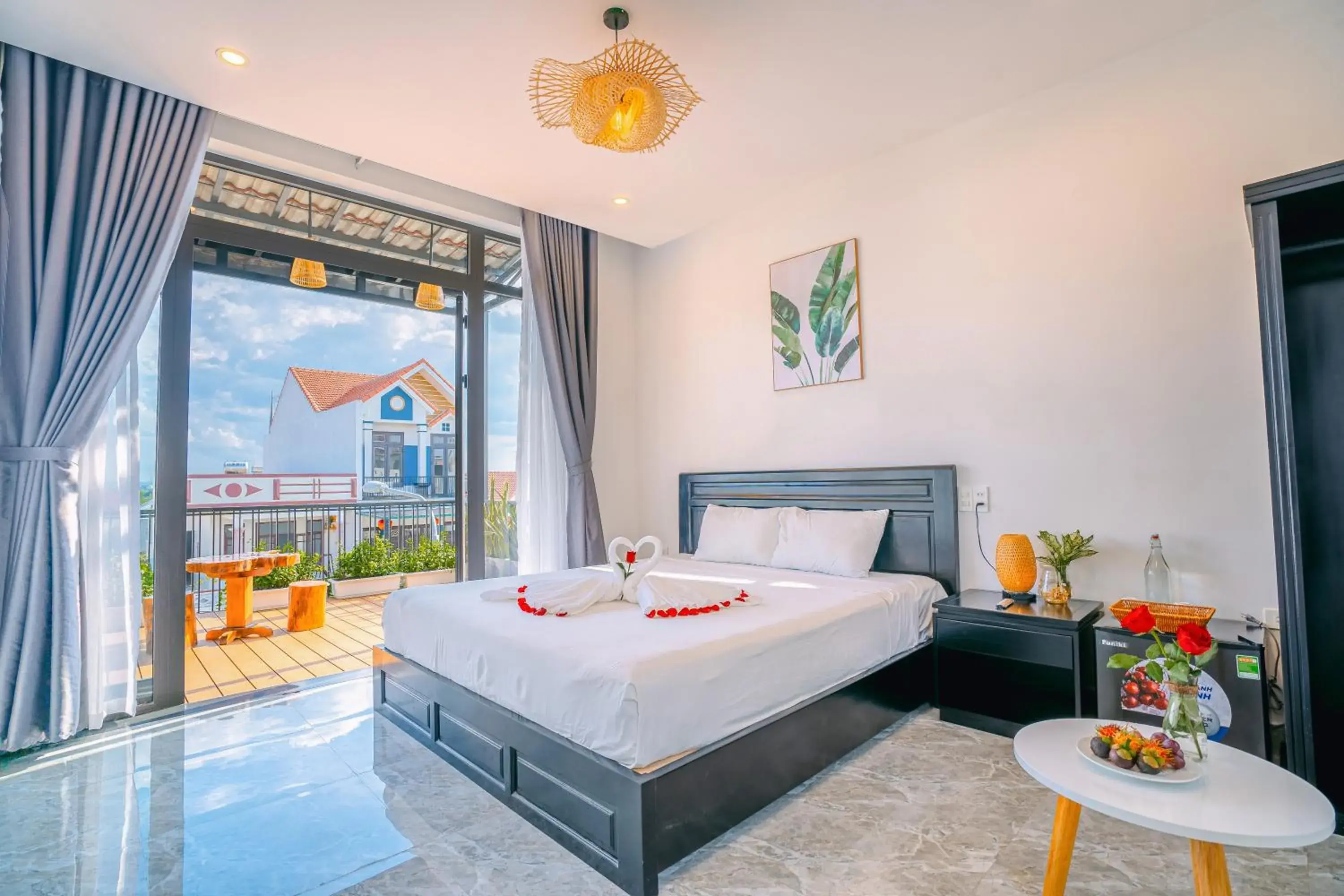 Deluxe Double Room with Balcony - single occupancy in Beach Palm Villa Hoi An Deluxe Double Room with Balcony - single occupancy in Beach Palm Villa Hoi An