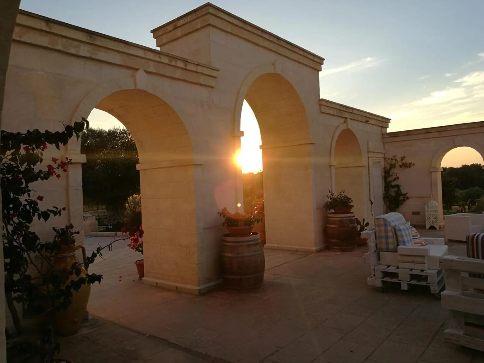 Sunset in Agriturismo I Pozzetti