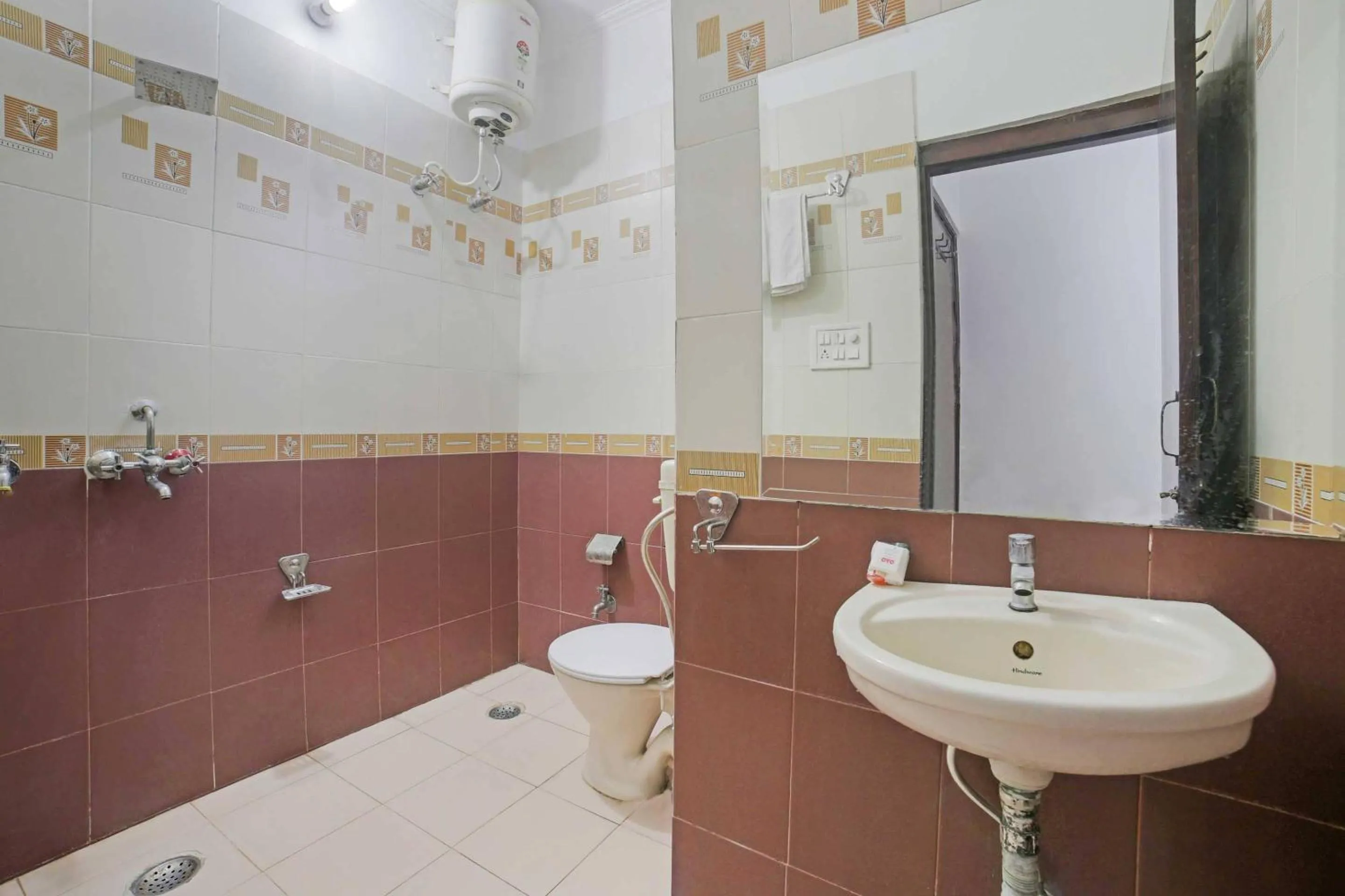 Bathroom in Hotel O Ridhi Sidhi Regency