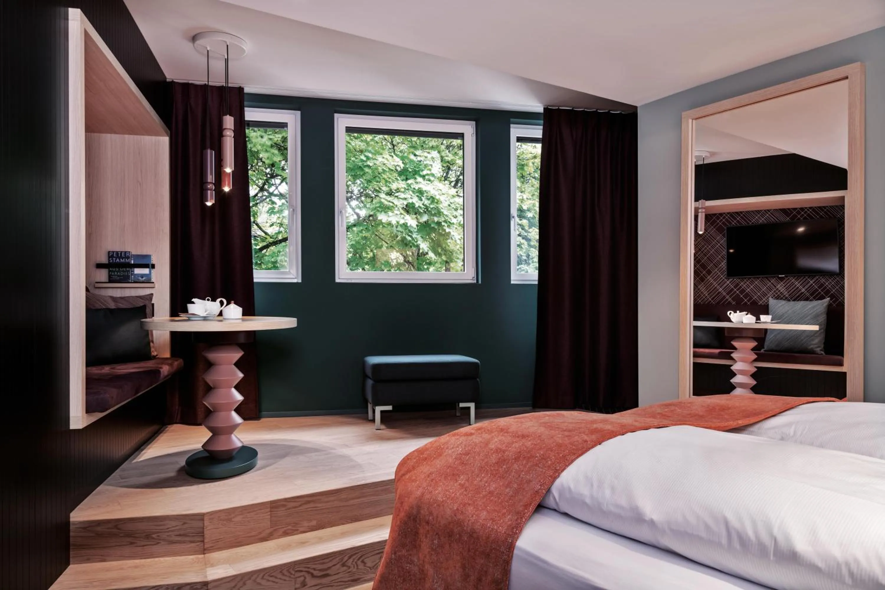 Bed in Sorell Boutique-Hotel St Peter Zürich