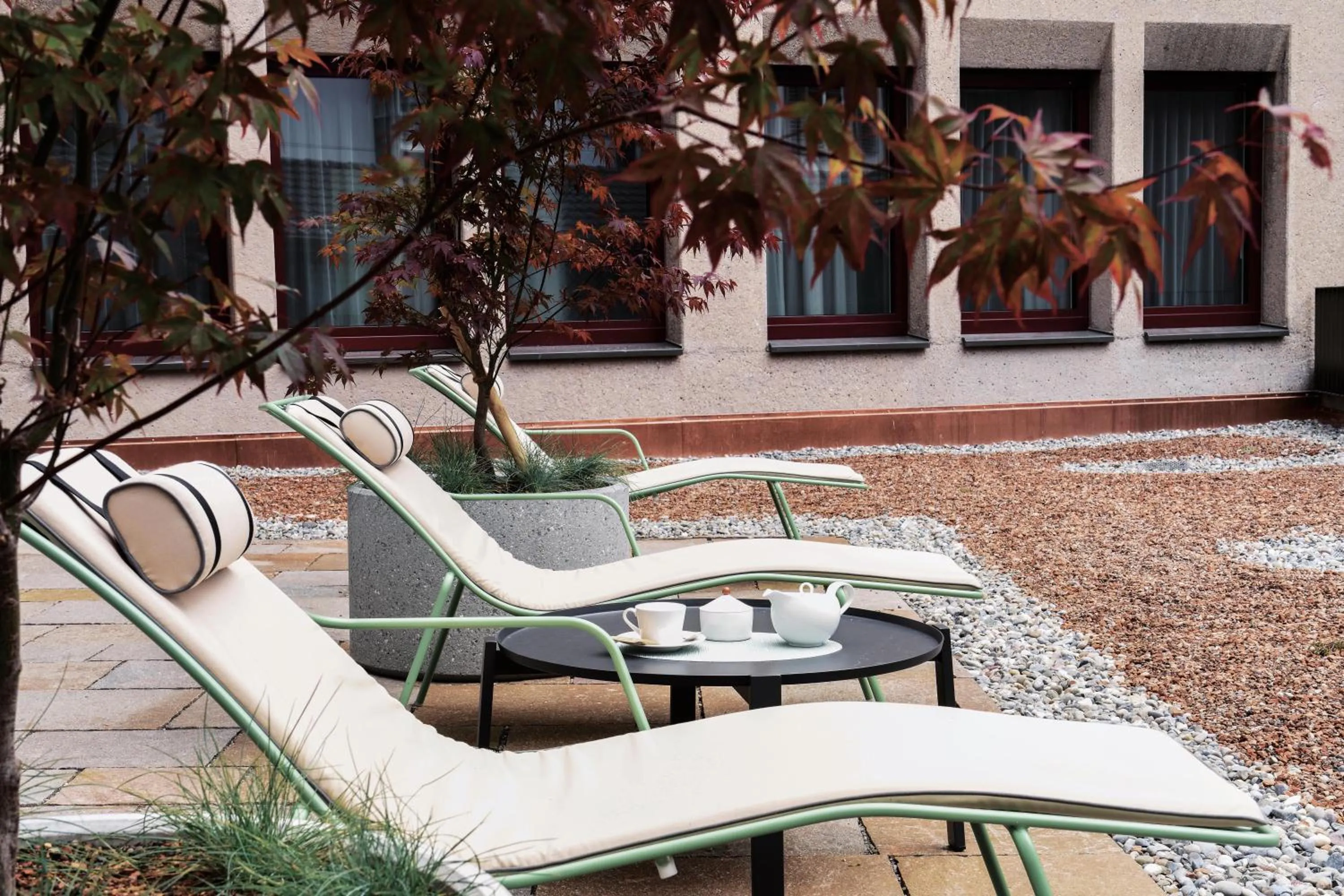 Balcony/Terrace in Sorell Boutique-Hotel St Peter Zürich