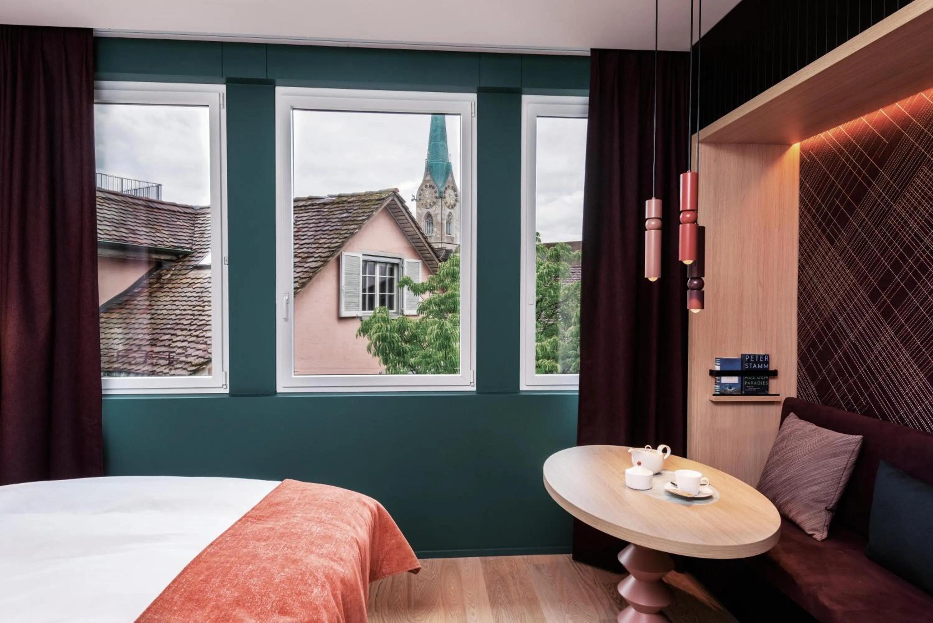 Bed in Sorell Boutique-Hotel St Peter Zürich