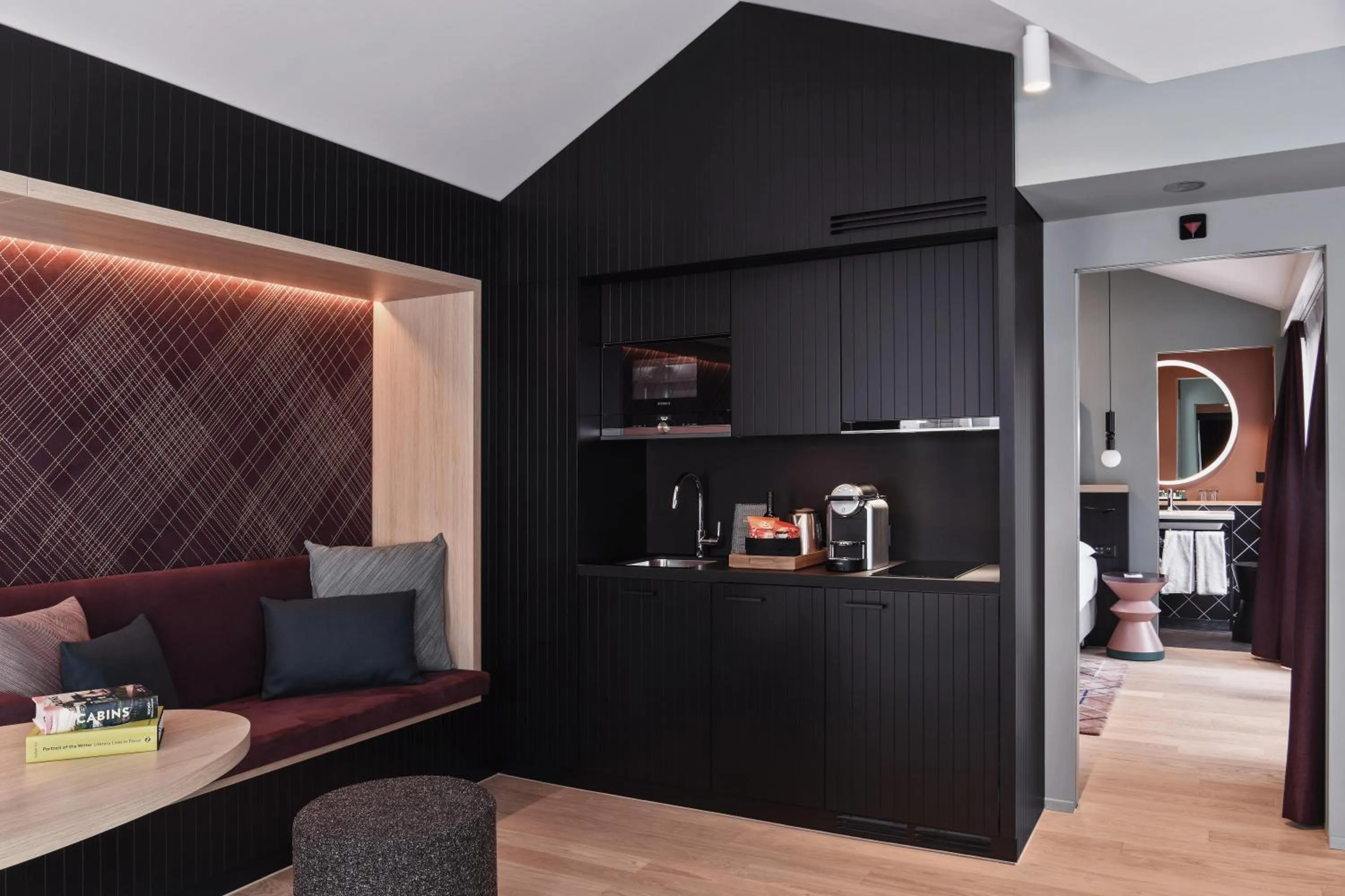 Kitchen or kitchenette in Sorell Boutique-Hotel St Peter Zürich