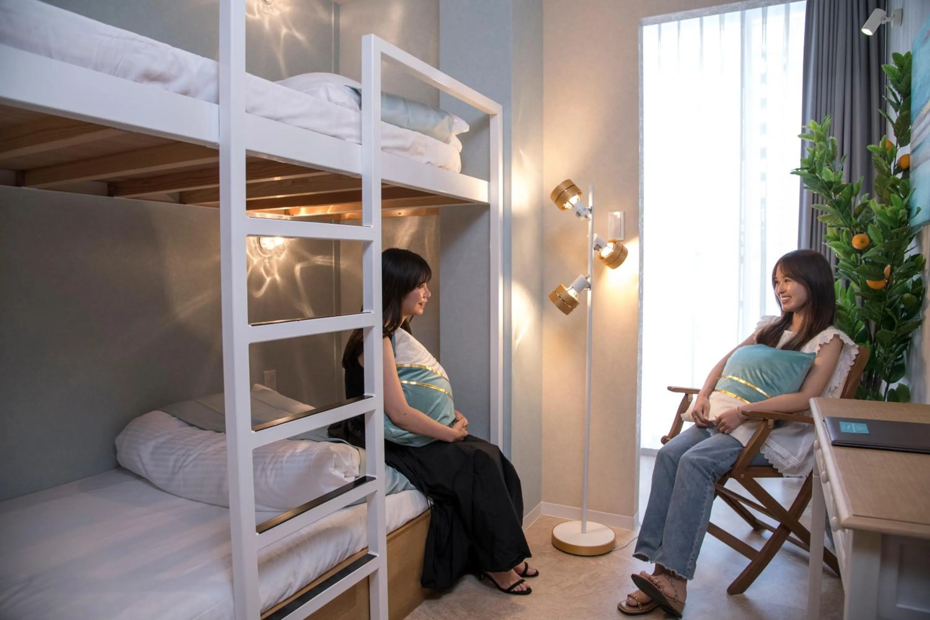 Bed in Glamping Tokyo Asakusa