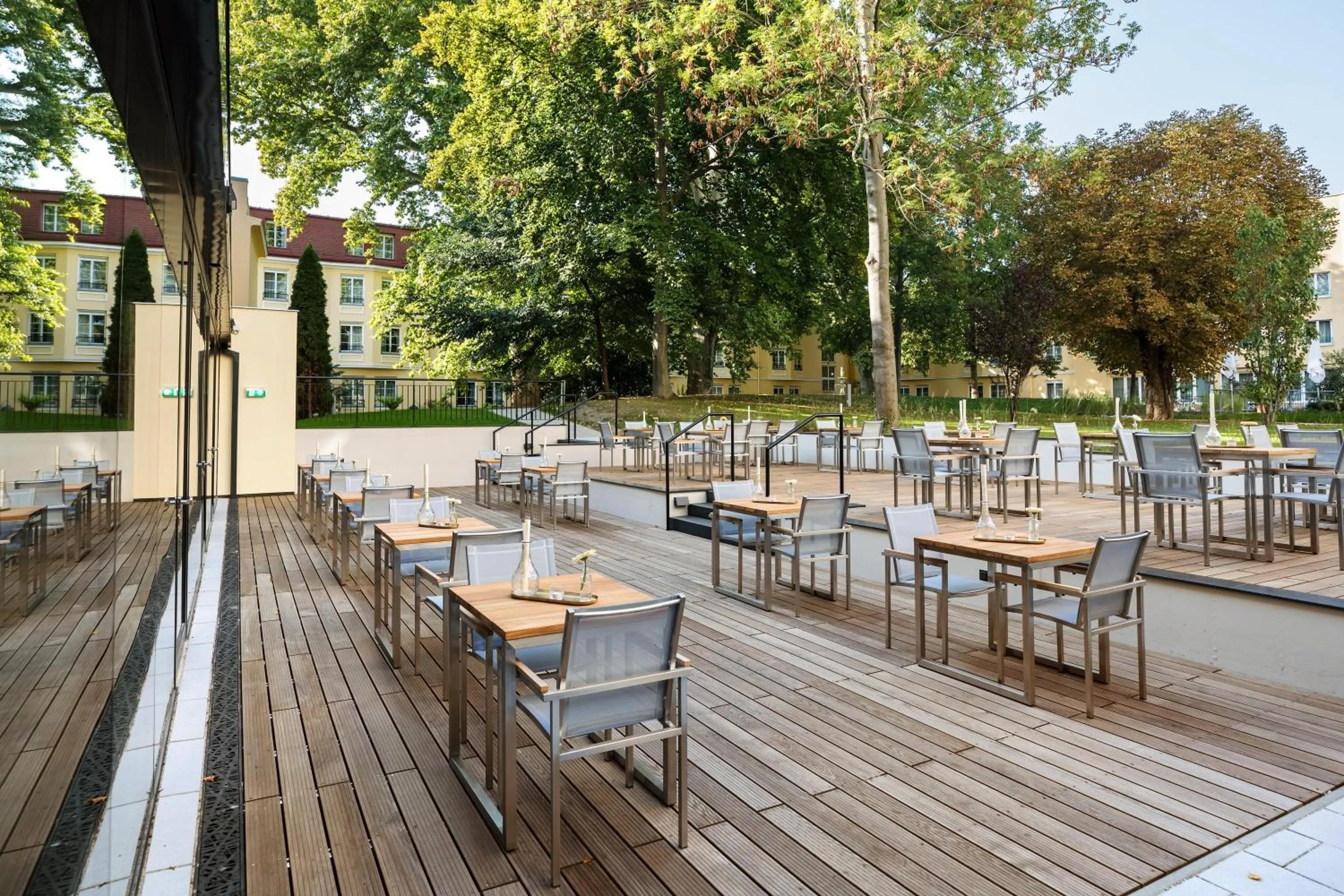 Balcony/Terrace in Austria Trend Hotel Maximilian