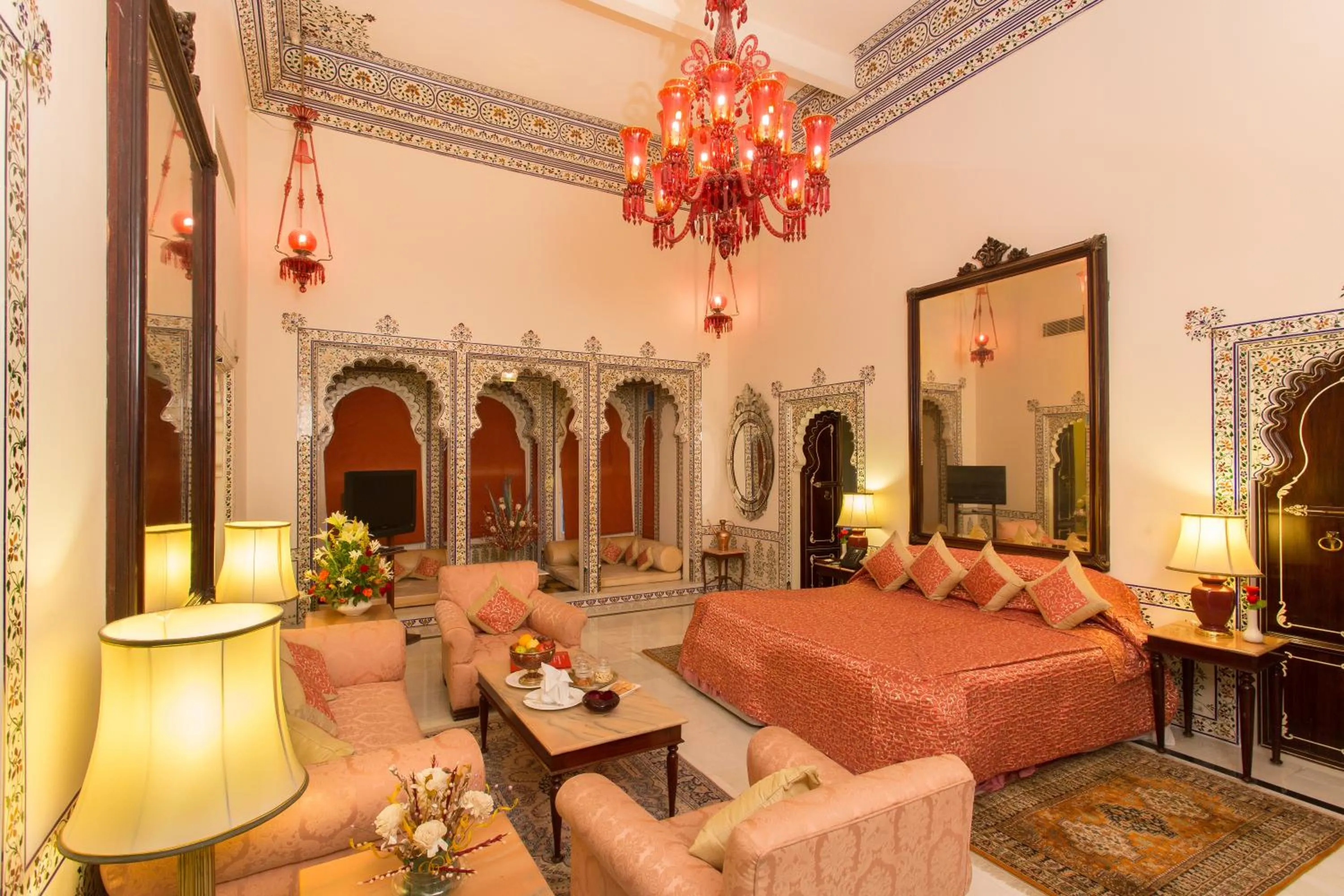 Bedroom in Shiv Niwas Palace by HRH Group of Hotels