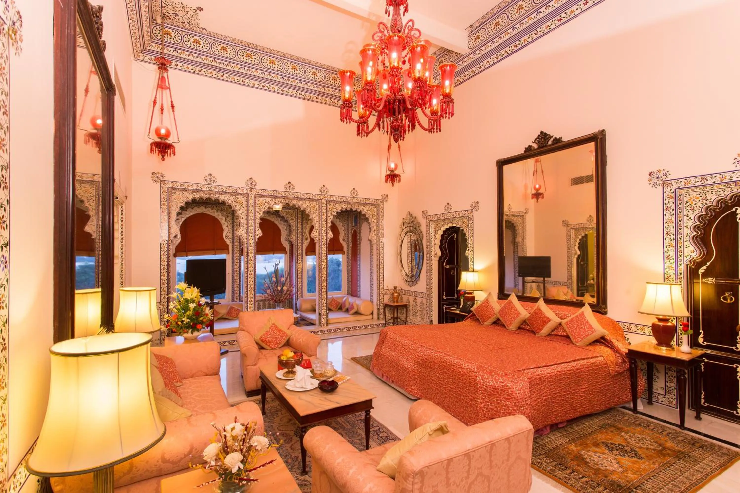 Bedroom in Shiv Niwas Palace by HRH Group of Hotels