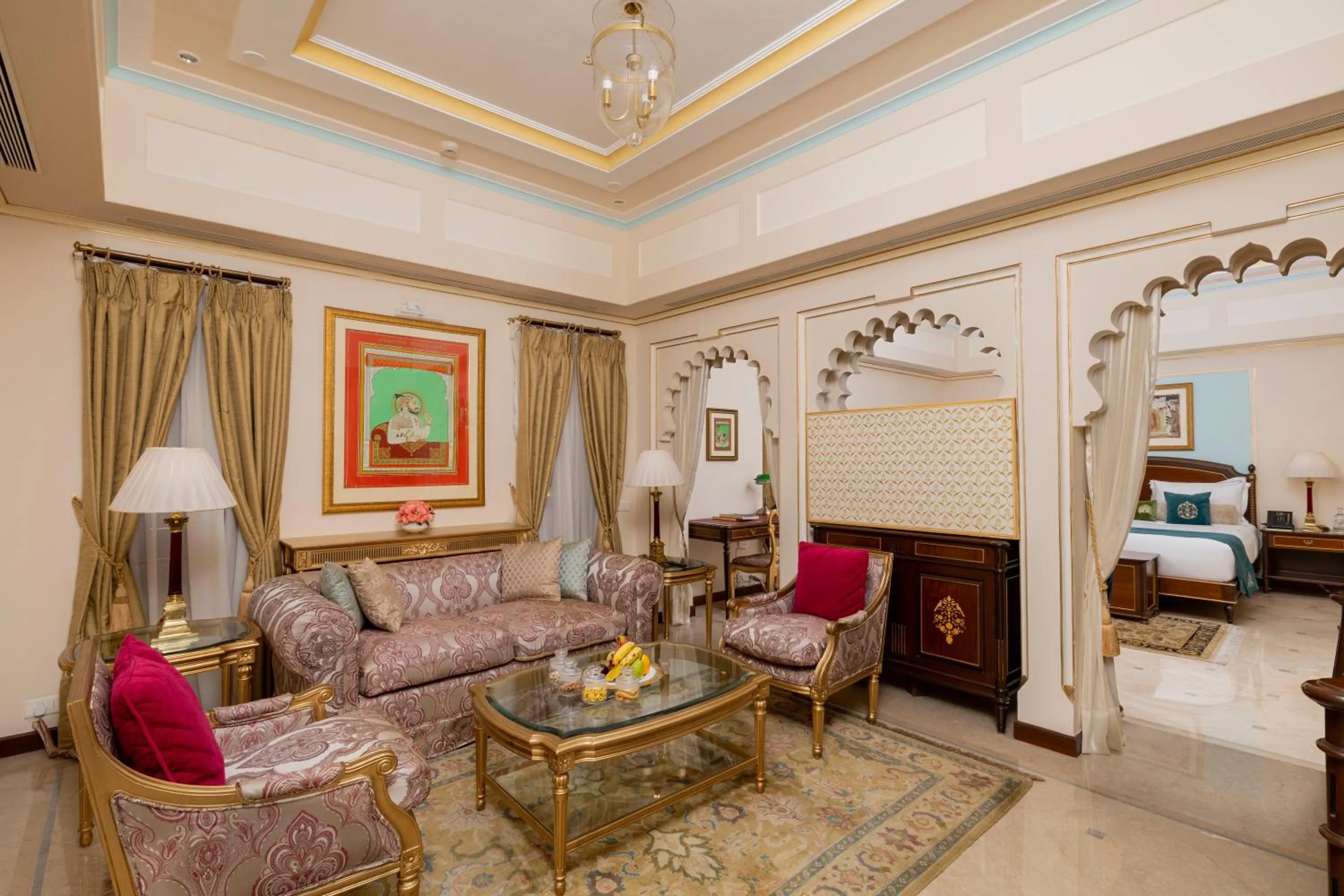 Bedroom in Taj Fateh Prakash Palace Udaipur