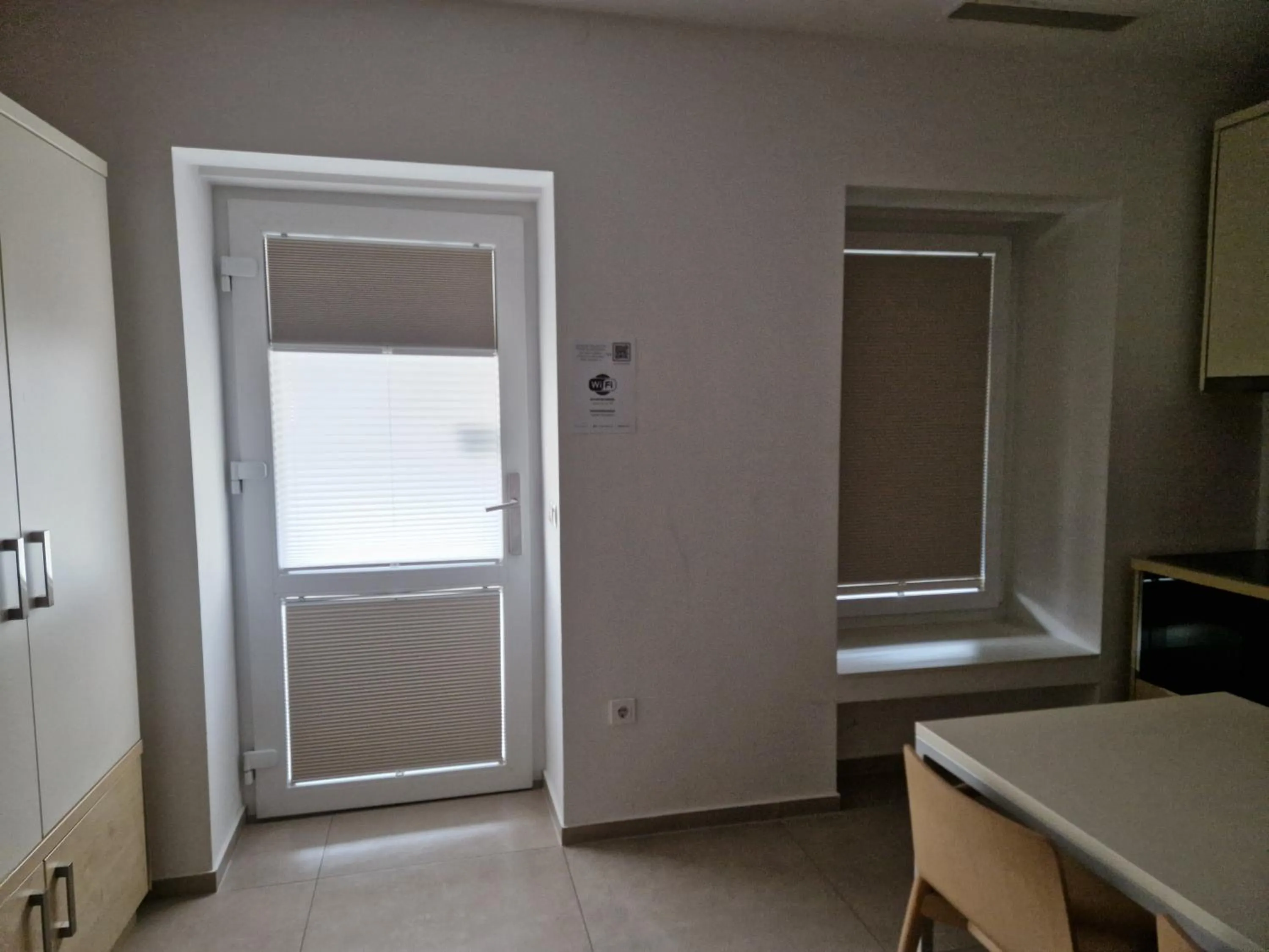 Kitchen or kitchenette in Cube studio by the river (with free bike rental)