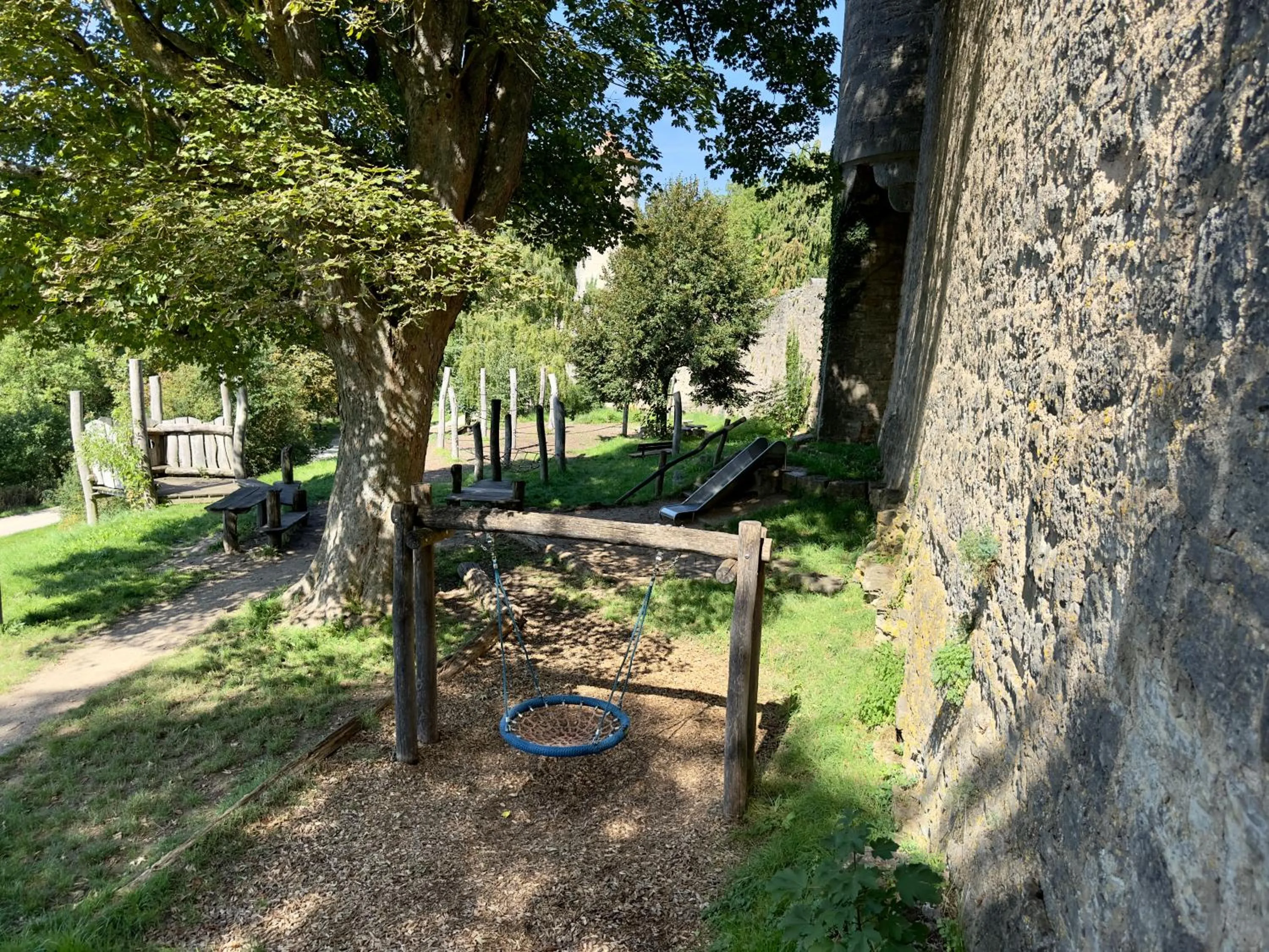 Children play ground in Prinzhotel Rothenburg