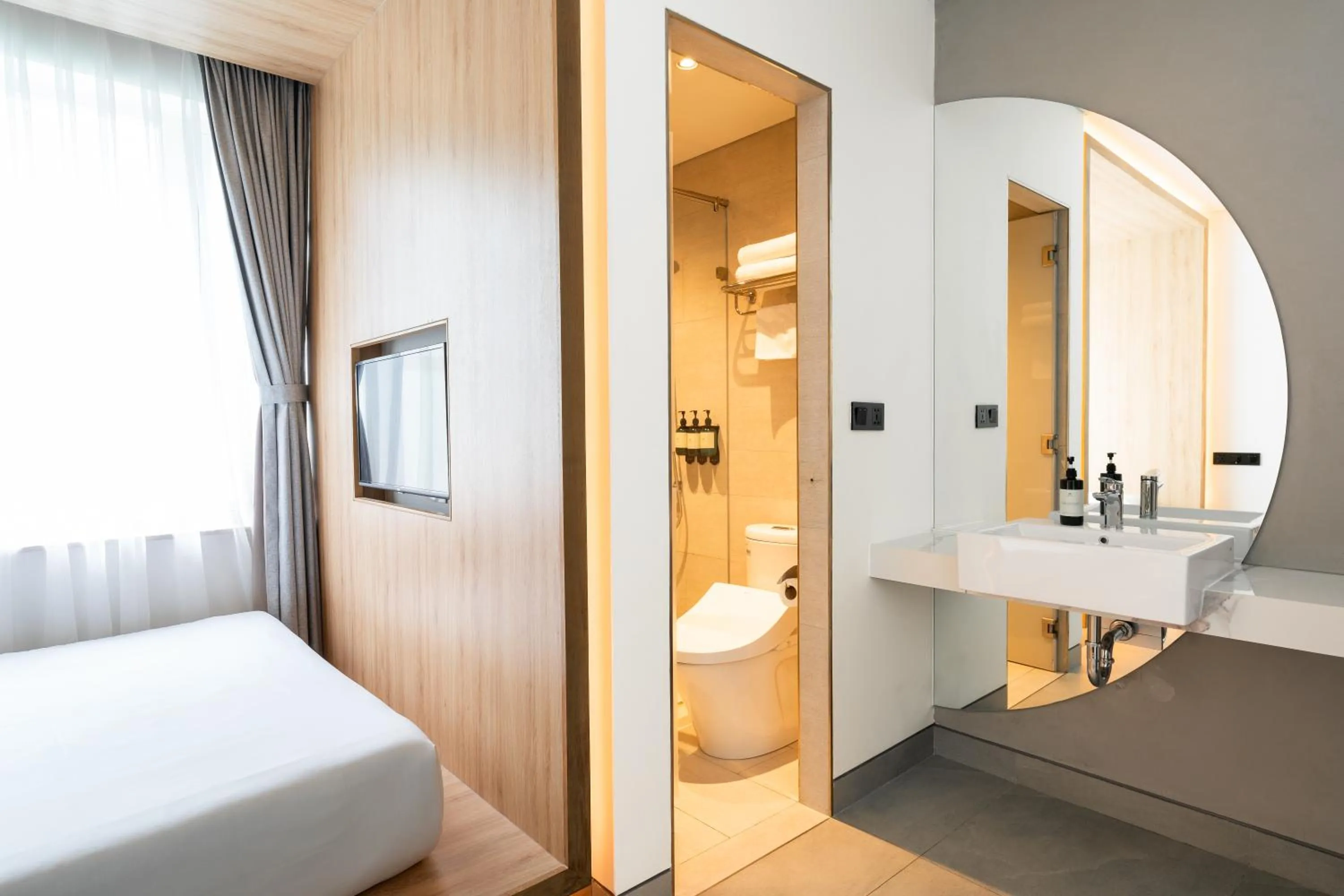 Bathroom, Bed in MEANDER Saigon