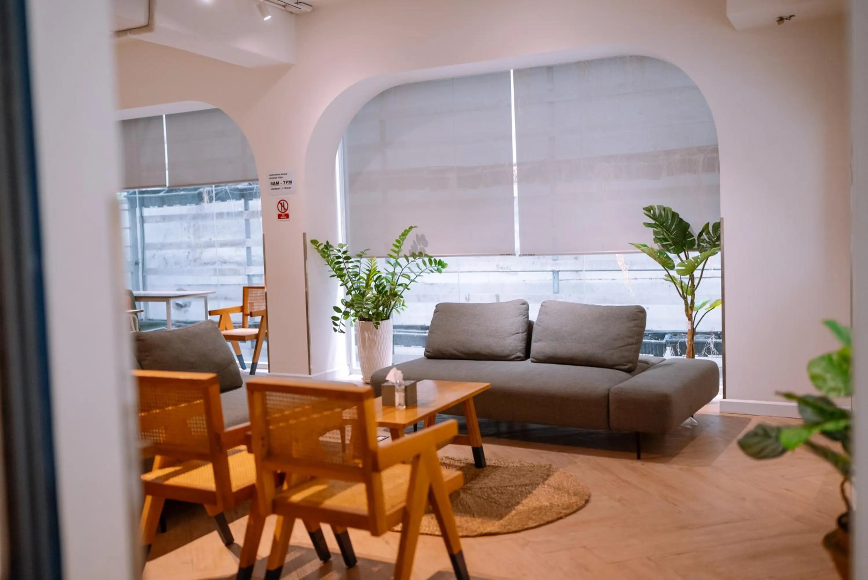 Communal lounge/ TV room in MEANDER Saigon